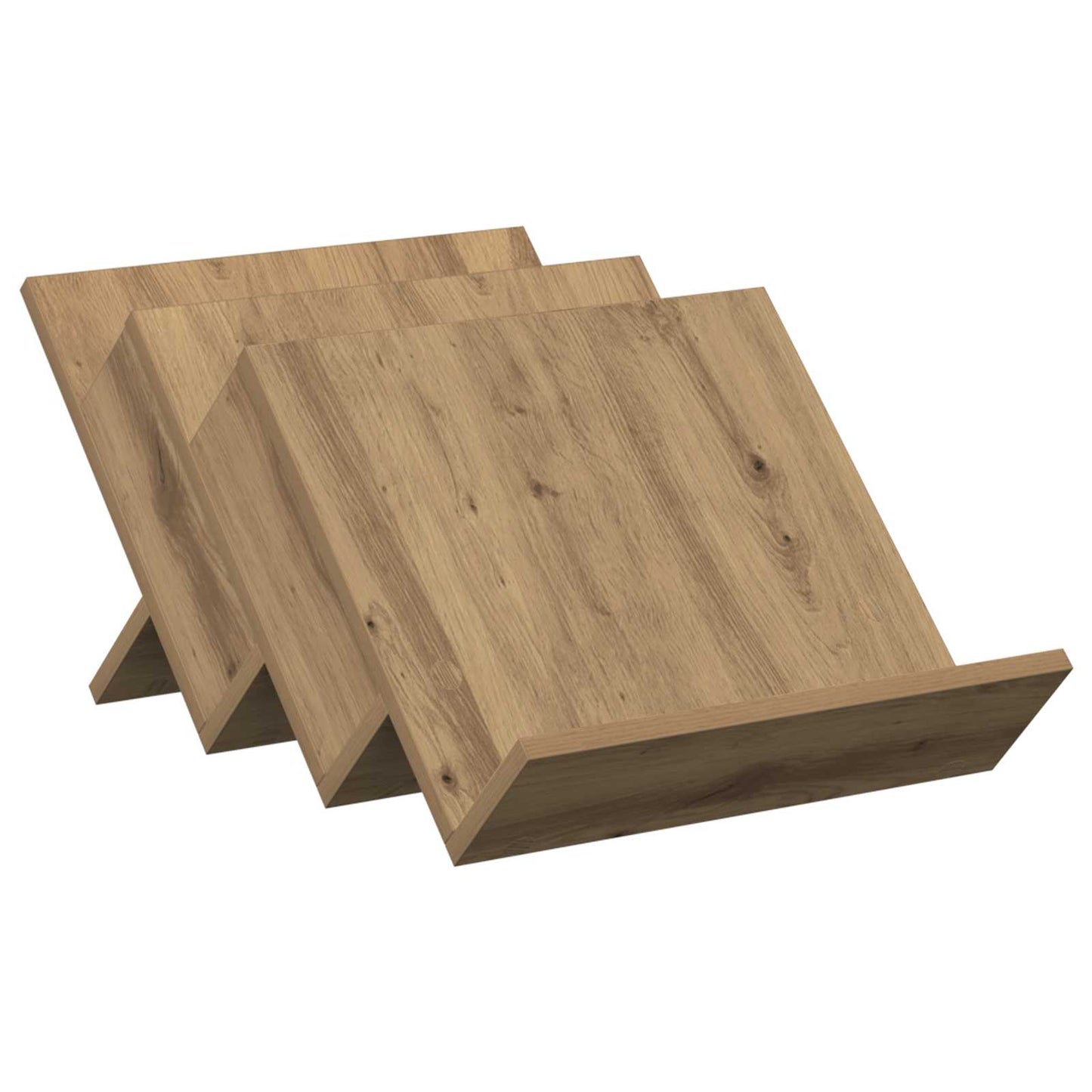 Tijdschrift Rek Artisan Eiken 53 x 40 x 28,5 cm Bewerkt hout is nu te koop bij PeponiXL, paradijselijk wonen!