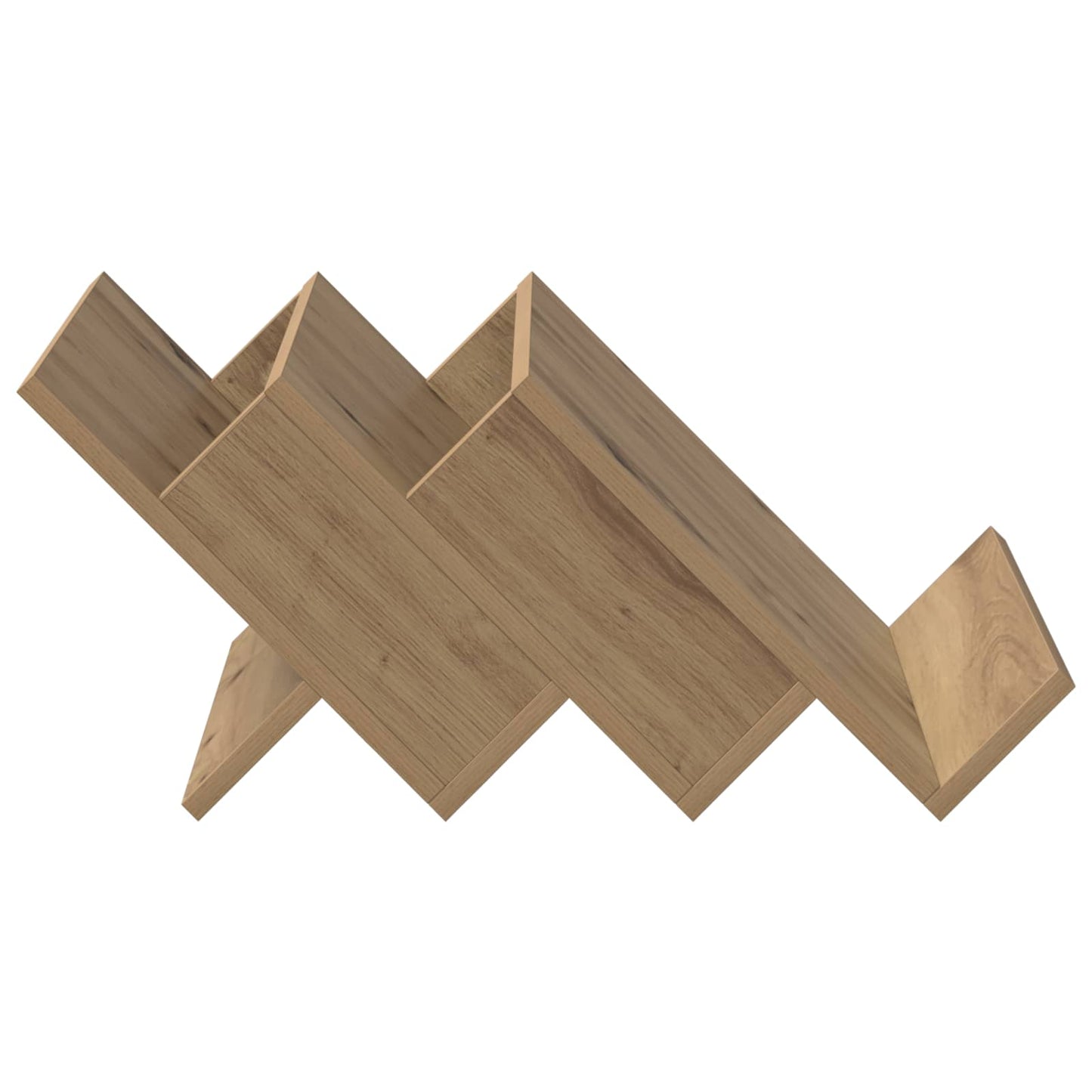 Tijdschrift Rek Artisan Eiken 53 x 40 x 28,5 cm Bewerkt hout is nu te koop bij PeponiXL, paradijselijk wonen!
