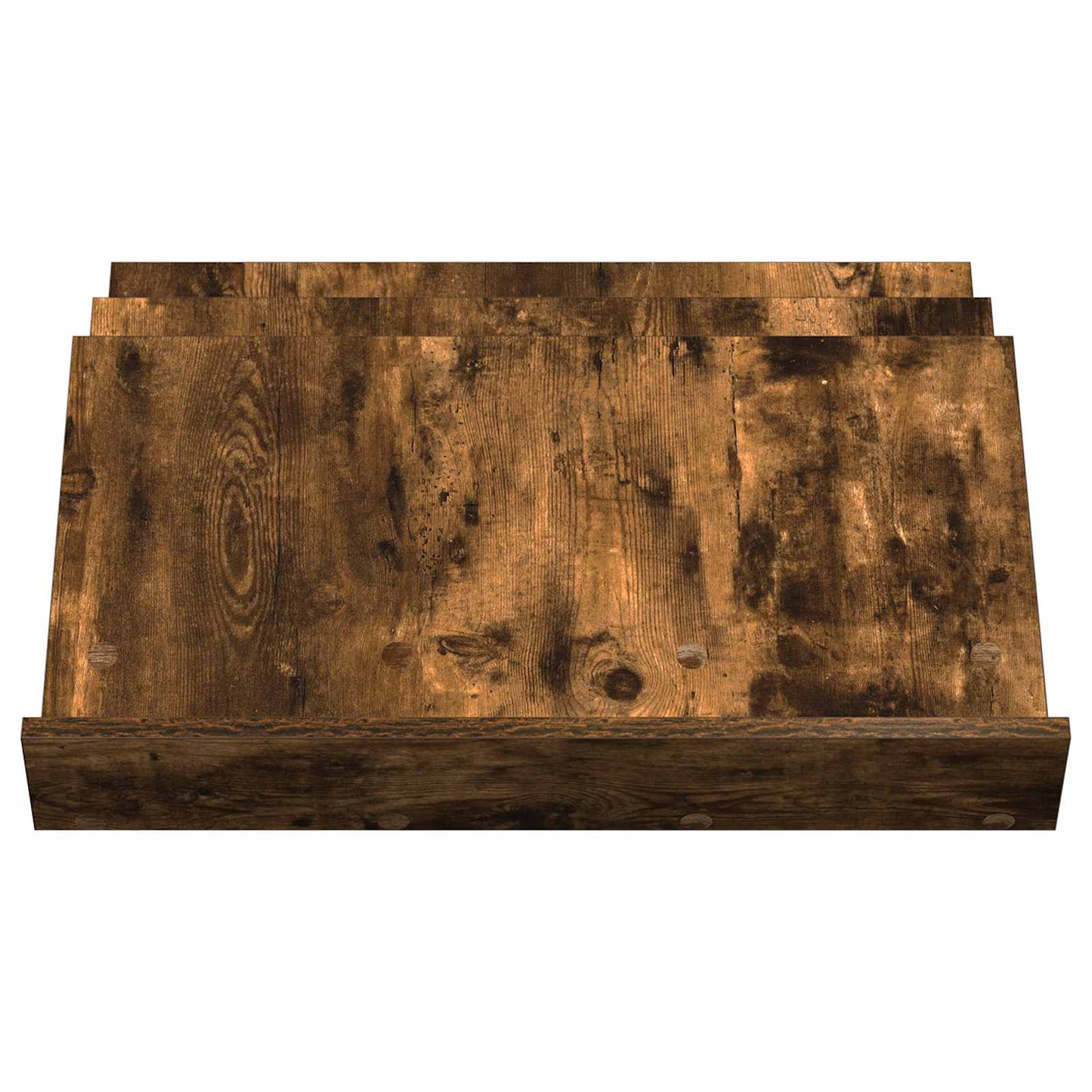Tijdschrift Rek Gerookt eiken 65 x 53 x 28,5 cm Bewerkt hout is nu te koop bij PeponiXL, paradijselijk wonen!