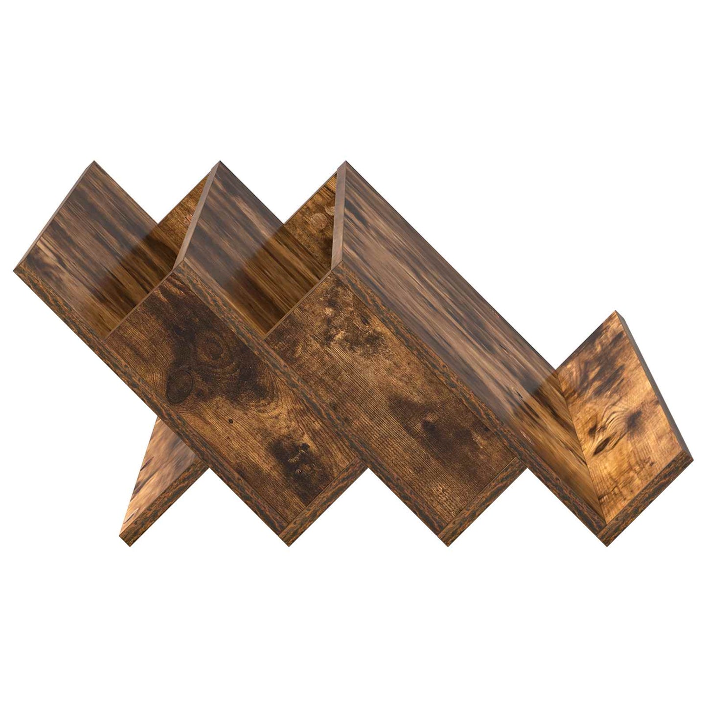 Tijdschrift Rek Gerookt eiken 65 x 53 x 28,5 cm Bewerkt hout is nu te koop bij PeponiXL, paradijselijk wonen!