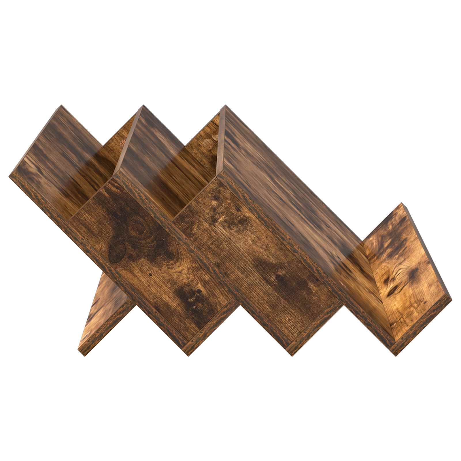 Tijdschrift Rek Gerookt eiken 65 x 53 x 28,5 cm Bewerkt hout is nu te koop bij PeponiXL, paradijselijk wonen!