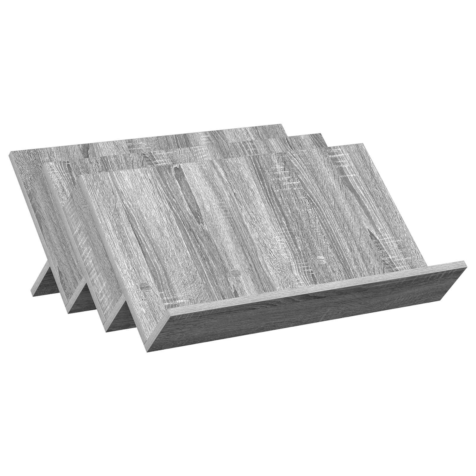 Tijdschrift Rek Grijs Sonoma 65 x 53 x 28,5 cm Bewerkt hout is nu te koop bij PeponiXL, paradijselijk wonen!