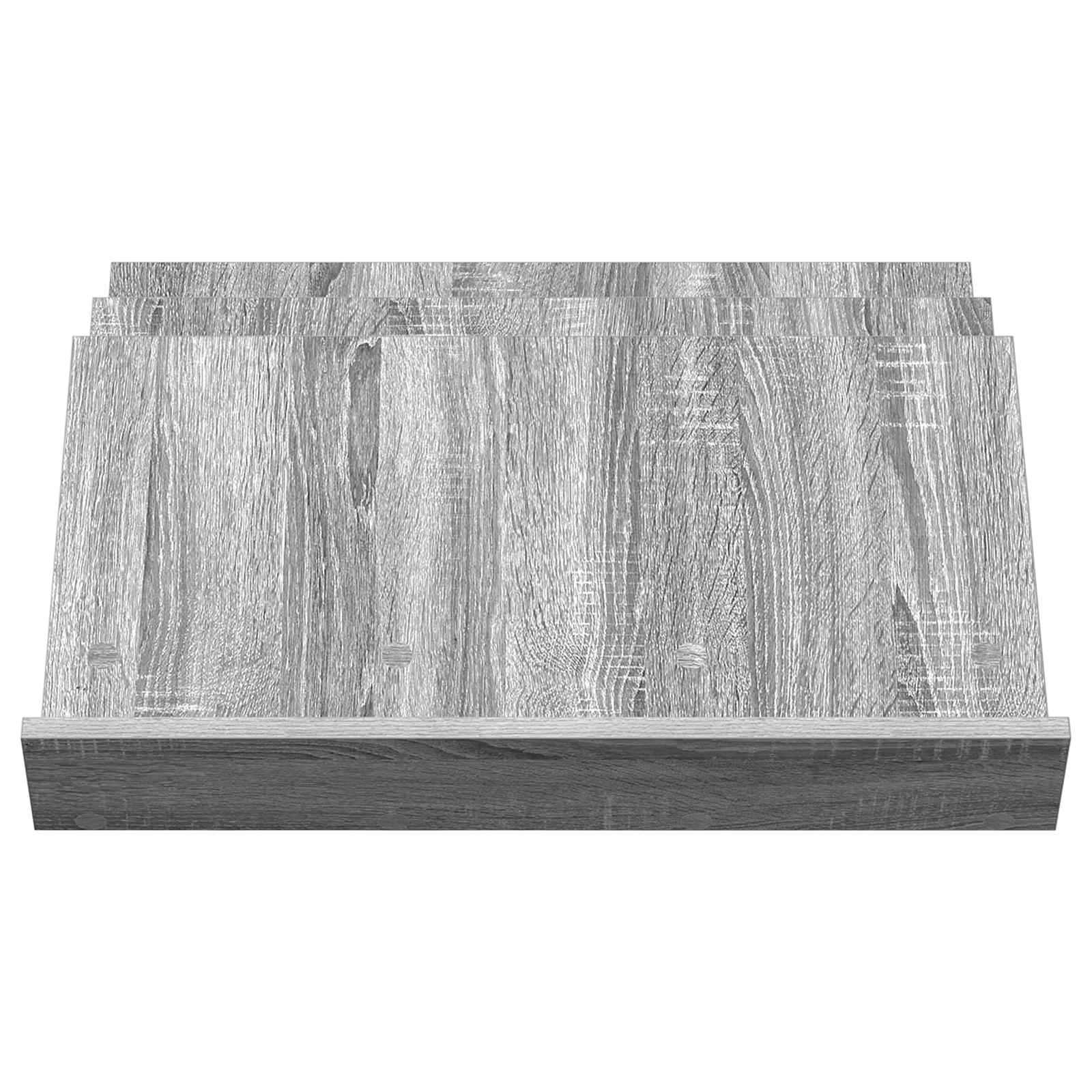 Tijdschrift Rek Grijs Sonoma 65 x 53 x 28,5 cm Bewerkt hout is nu te koop bij PeponiXL, paradijselijk wonen!