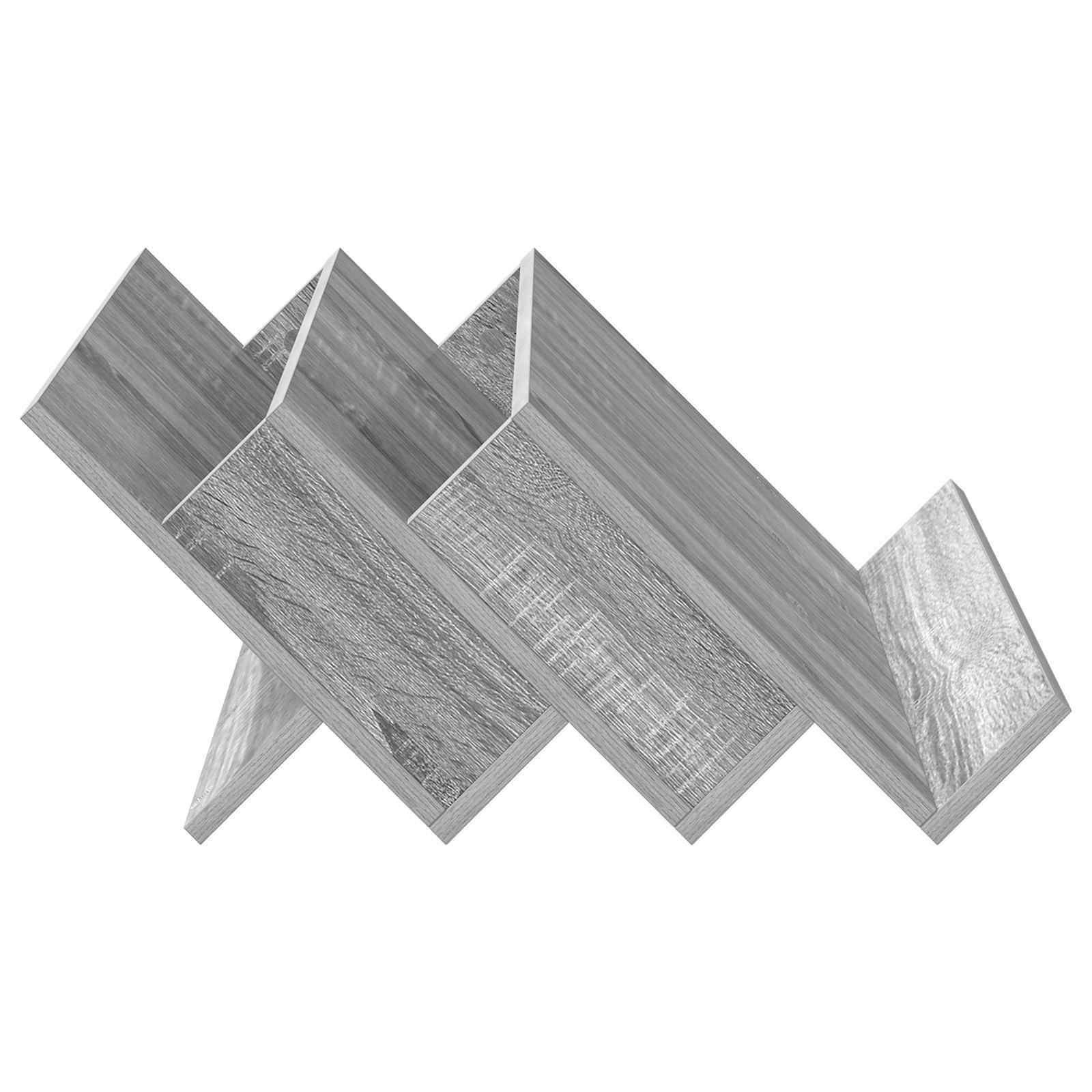 Tijdschrift Rek Grijs Sonoma 65 x 53 x 28,5 cm Bewerkt hout is nu te koop bij PeponiXL, paradijselijk wonen!