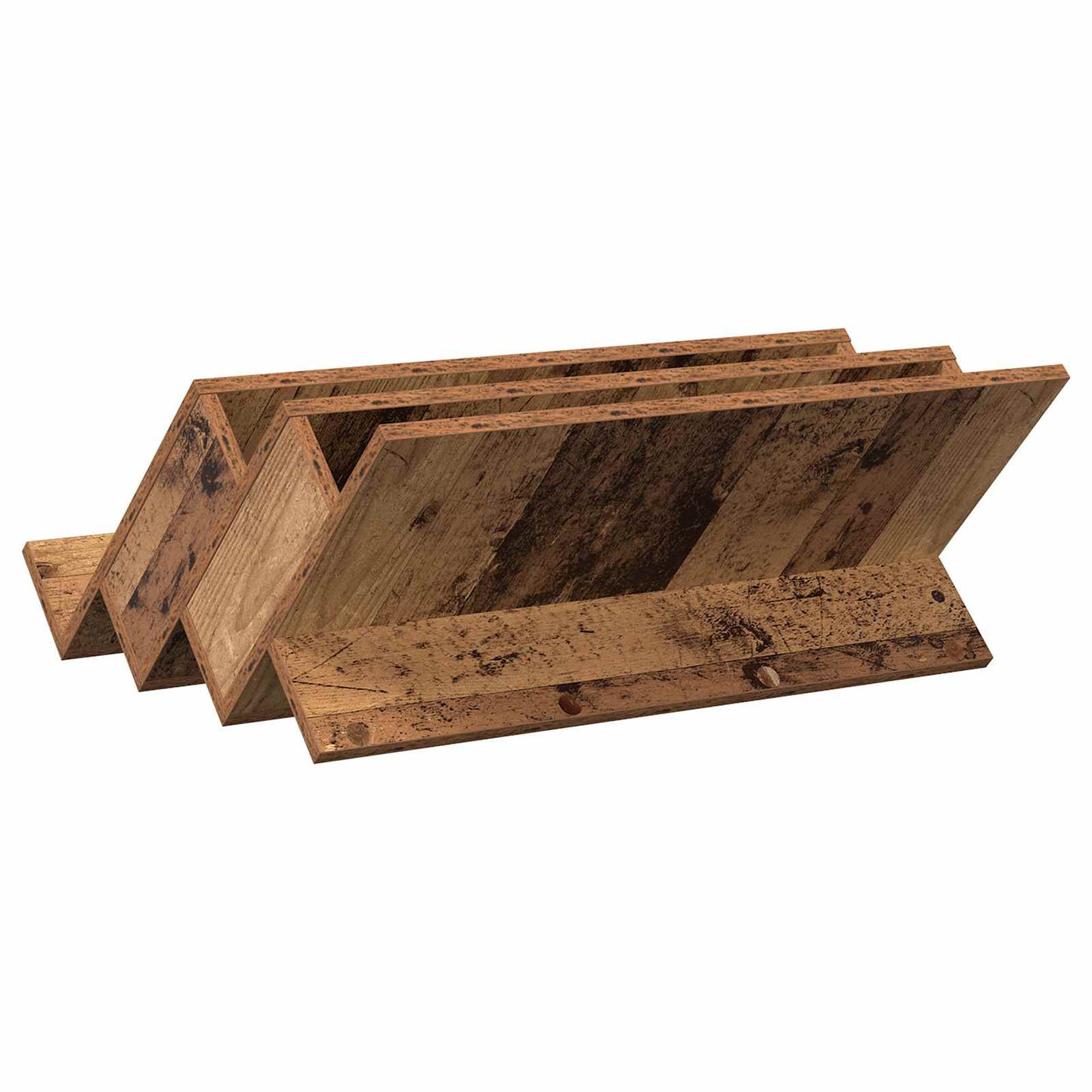 Tijdschrift Rek Oudhout 65 x 53 x 28,5 cm Bewerkt hout is nu te koop bij PeponiXL, paradijselijk wonen!