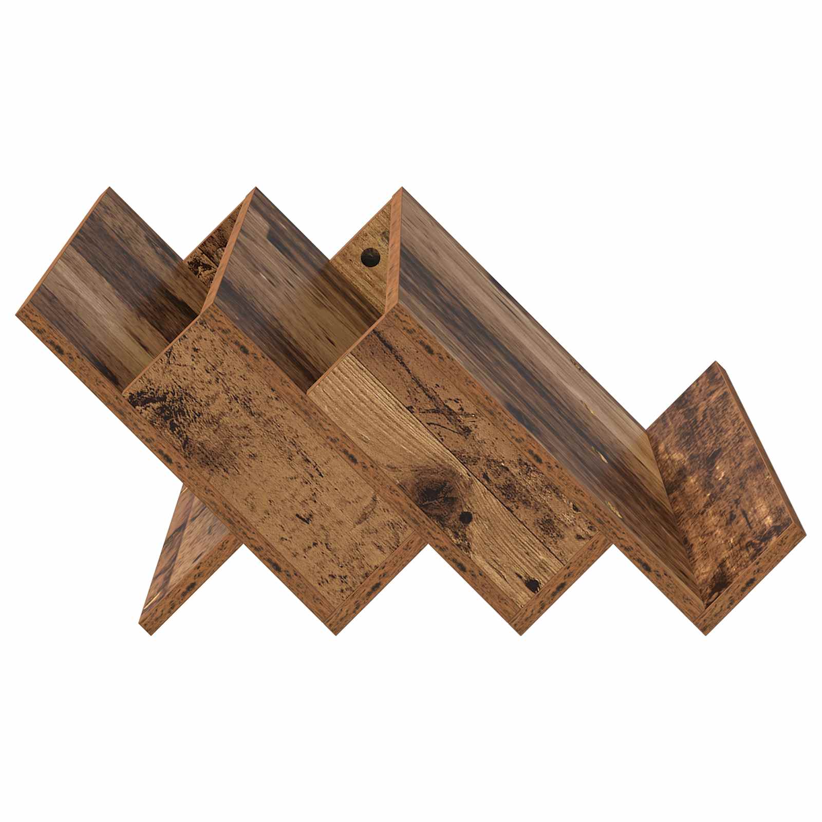Tijdschrift Rek Oudhout 65 x 53 x 28,5 cm Bewerkt hout is nu te koop bij PeponiXL, paradijselijk wonen!