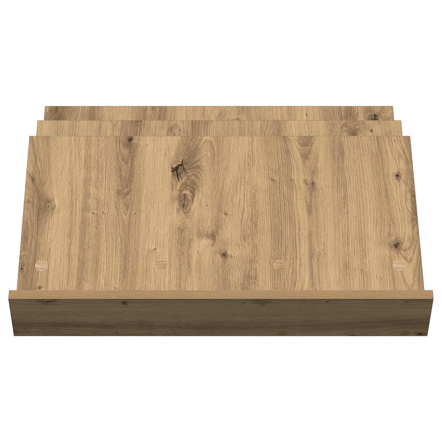 Tijdschrift Rek Artisan Eiken 65 x 53 x 28,5 cm Bewerkt hout is nu te koop bij PeponiXL, paradijselijk wonen!
