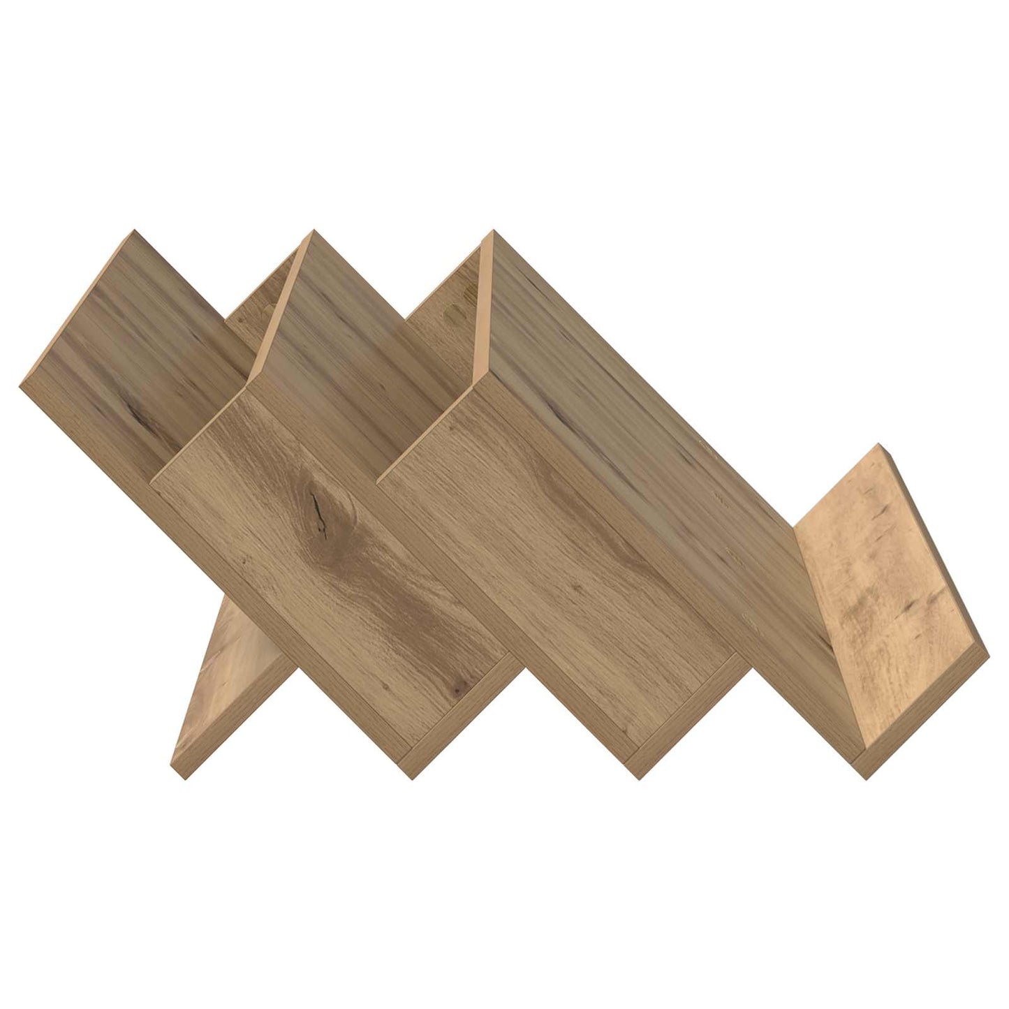 Tijdschrift Rek Artisan Eiken 65 x 53 x 28,5 cm Bewerkt hout is nu te koop bij PeponiXL, paradijselijk wonen!