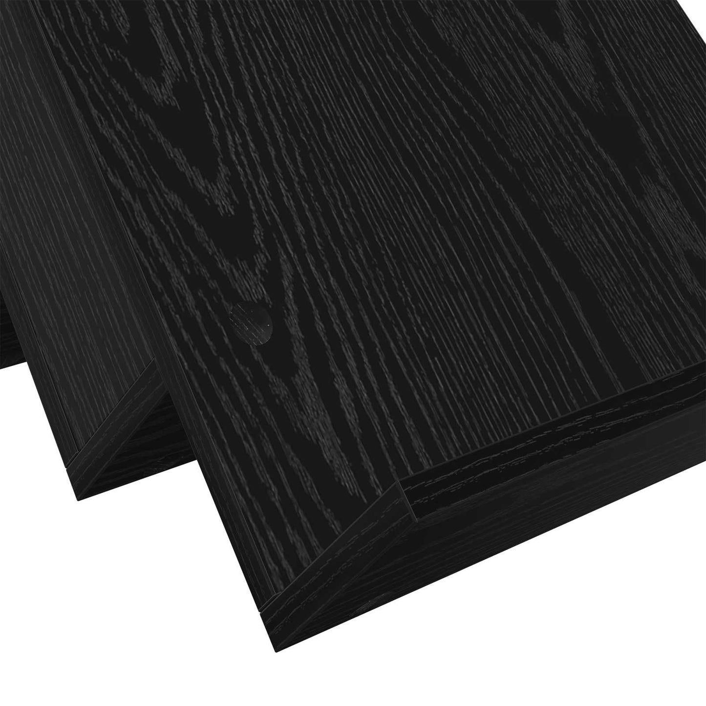 Tijdschrift Rek Zwart Eiken 90 x 53 x 28,5 cm Bewerkt hout is nu te koop bij PeponiXL, paradijselijk wonen!