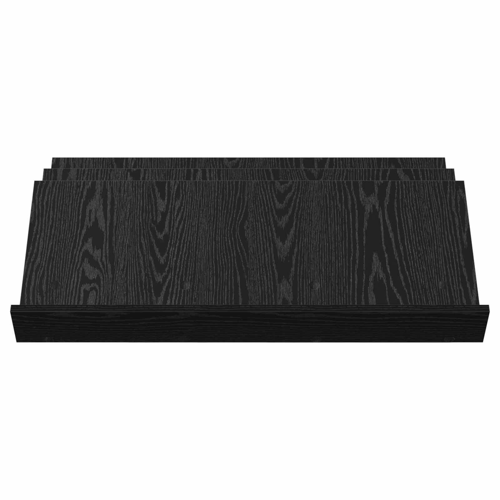 Tijdschrift Rek Zwart Eiken 90 x 53 x 28,5 cm Bewerkt hout is nu te koop bij PeponiXL, paradijselijk wonen!
