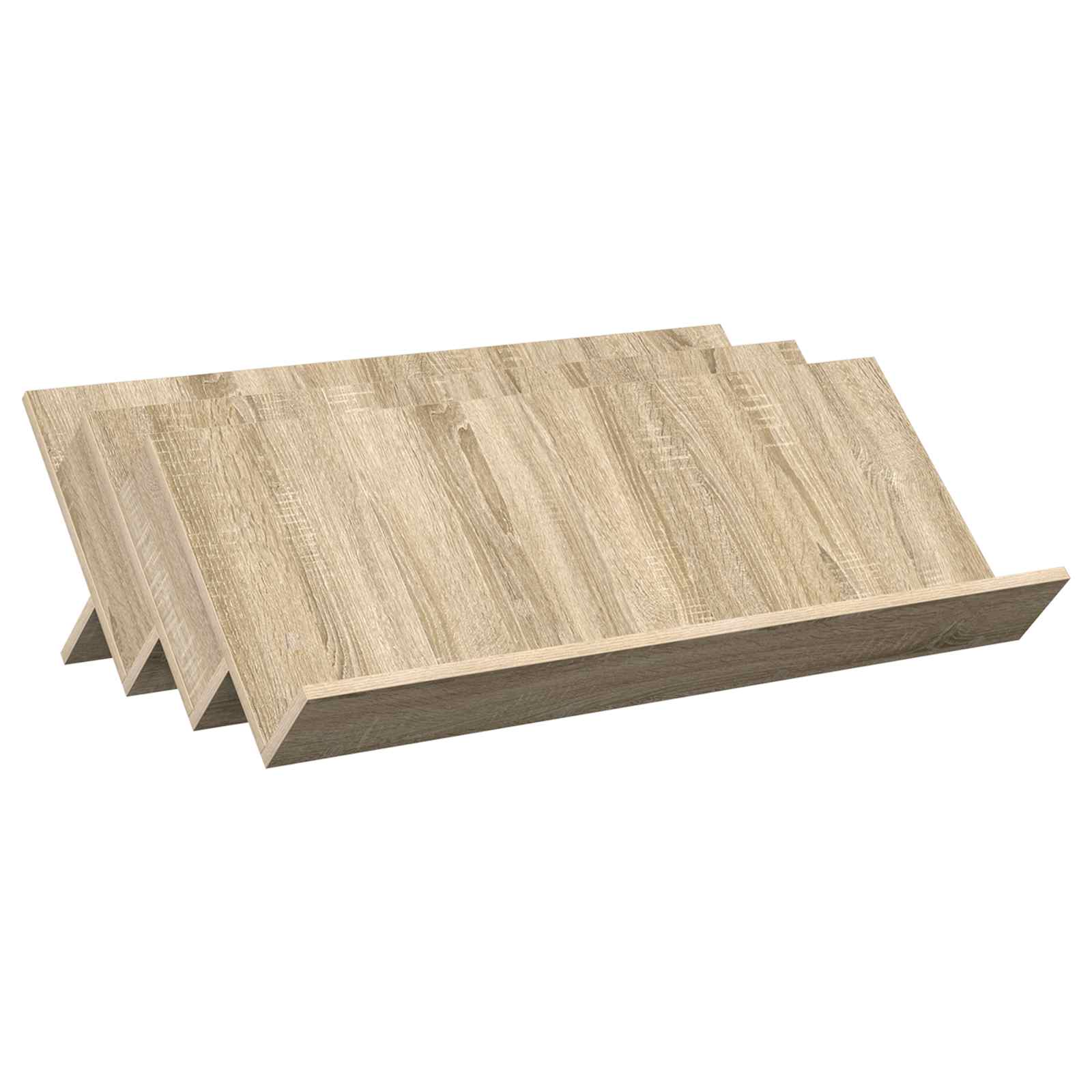 Tijdschrift Rek Sonoma Eiken 90 x 53 x 28,5 cm Bewerkt hout is nu te koop bij PeponiXL, paradijselijk wonen!
