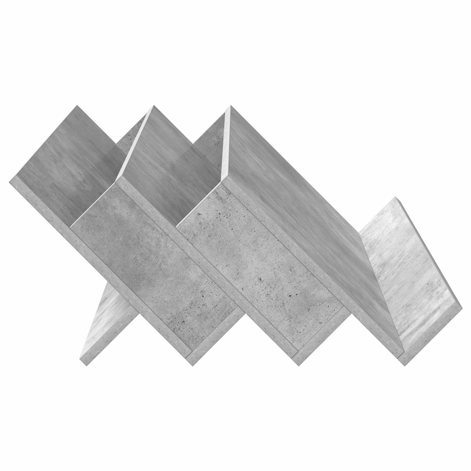Tijdschrift Rek Concerte Grijs 90 x 53 x 28,5 cm Bewerkt hout is nu te koop bij PeponiXL, paradijselijk wonen!