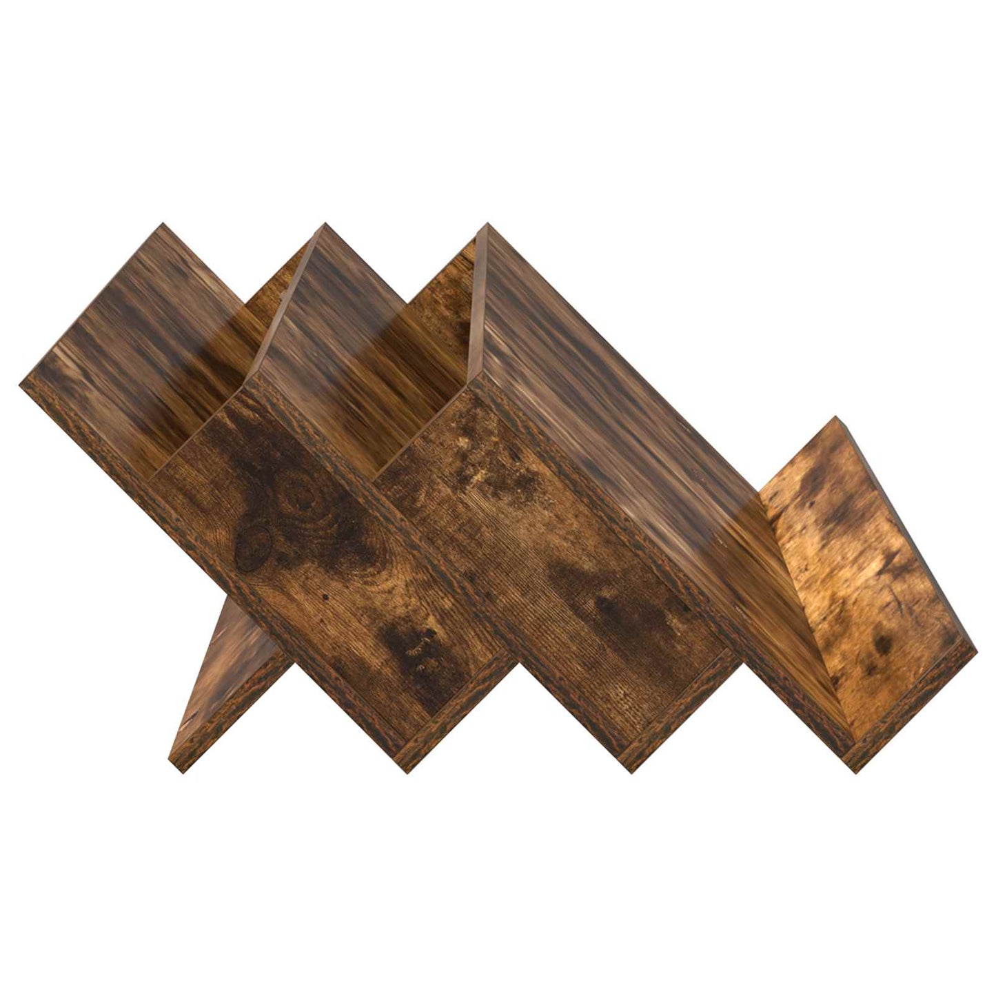 Tijdschrift Rek Gerookt eiken 90 x 53 x 28,5 cm Bewerkt hout is nu te koop bij PeponiXL, paradijselijk wonen!