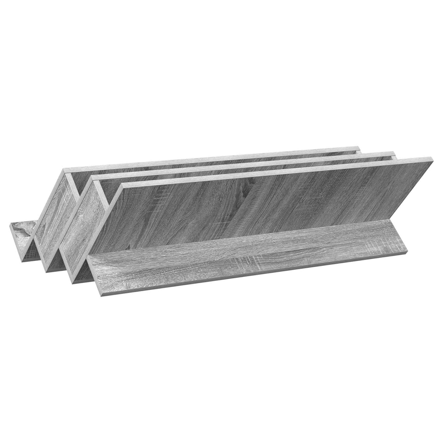 Tijdschrift Rek Grijs Sonoma 90 x 53 x 28,5 cm Bewerkt hout is nu te koop bij PeponiXL, paradijselijk wonen!