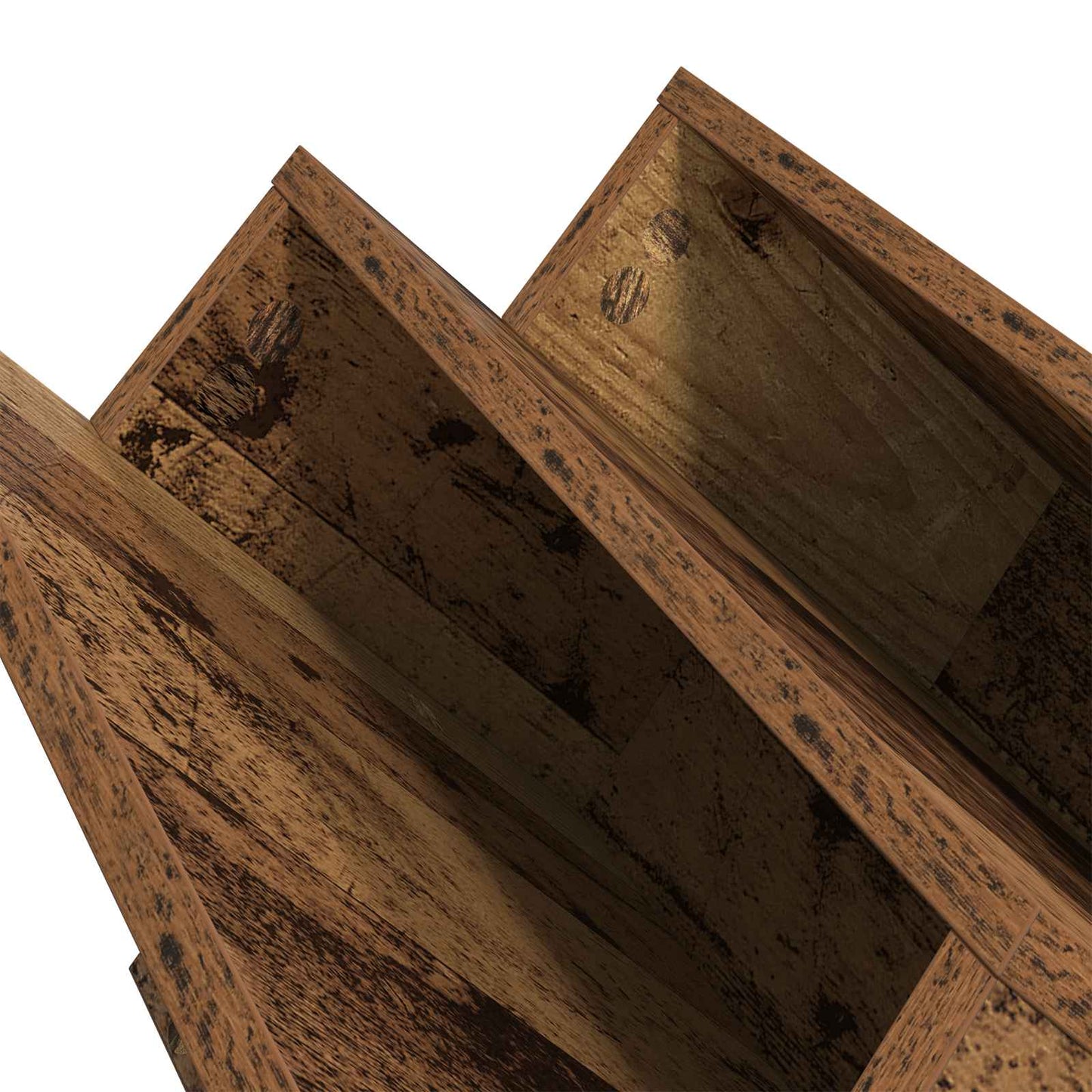 Tijdschrift Rek Oudhout 90 x 53 x 28,5 cm Bewerkt hout is nu te koop bij PeponiXL, paradijselijk wonen!