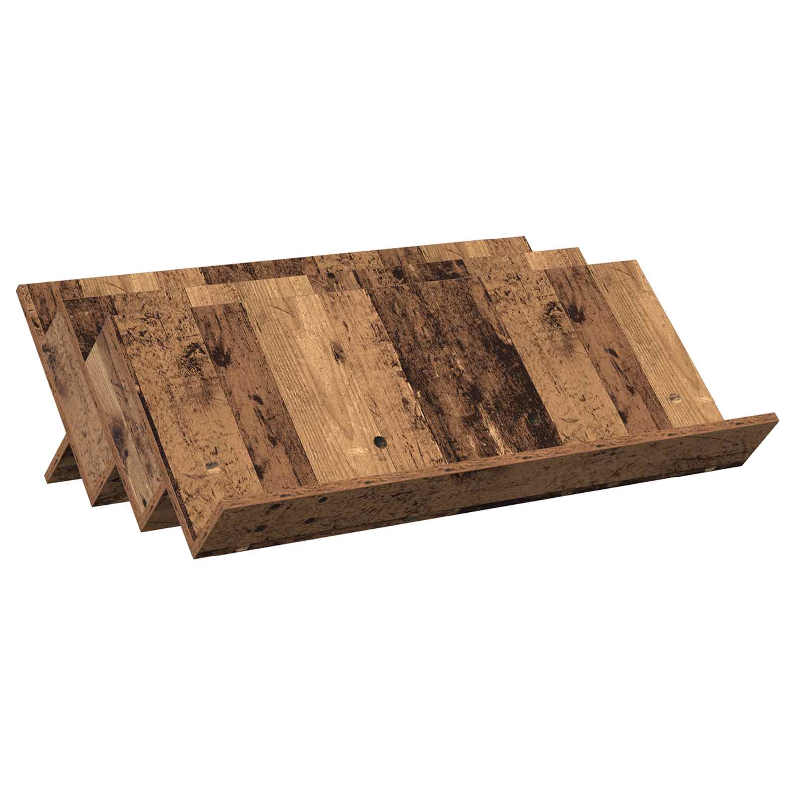 Tijdschrift Rek Oudhout 90 x 53 x 28,5 cm Bewerkt hout is nu te koop bij PeponiXL, paradijselijk wonen!