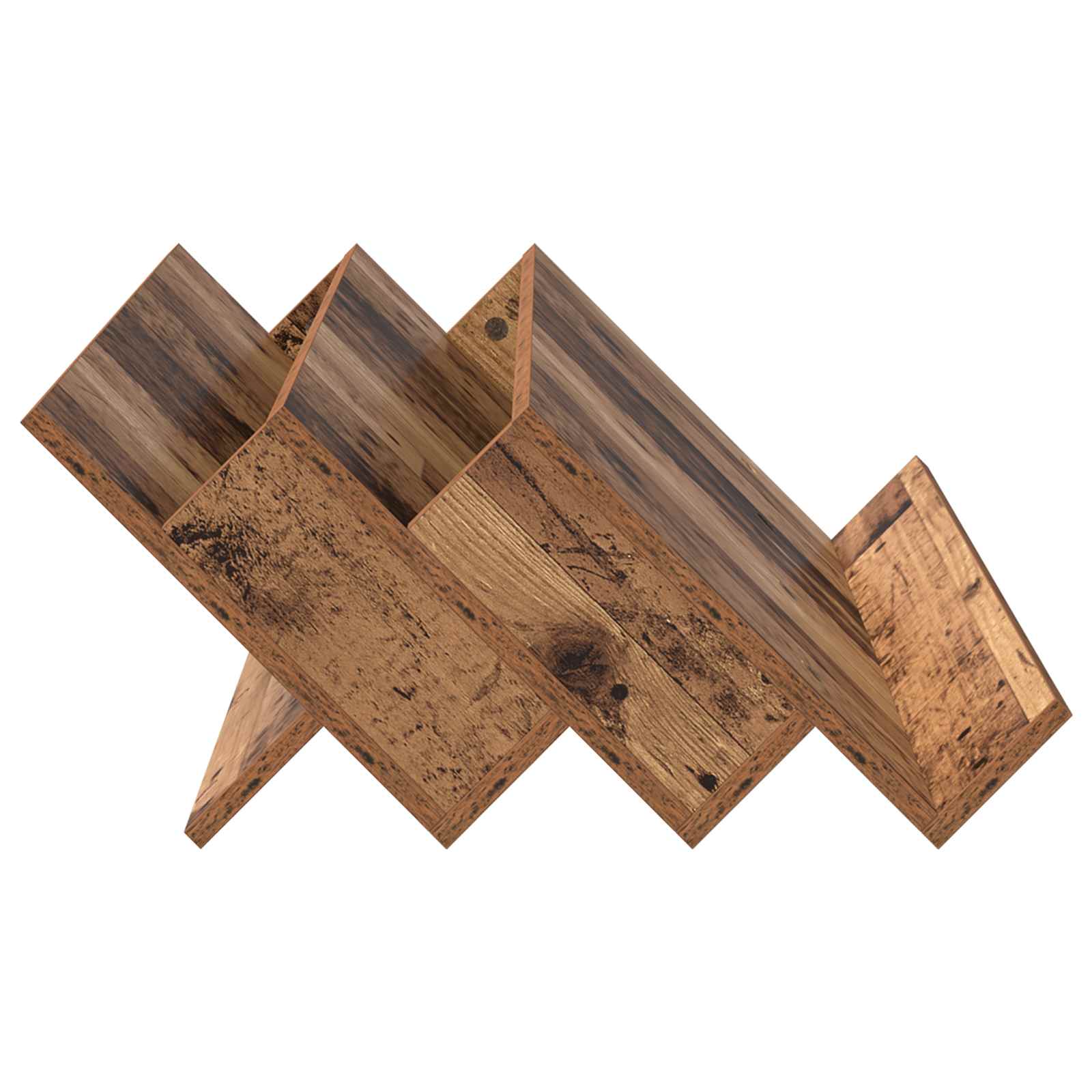 Tijdschrift Rek Oudhout 90 x 53 x 28,5 cm Bewerkt hout is nu te koop bij PeponiXL, paradijselijk wonen!