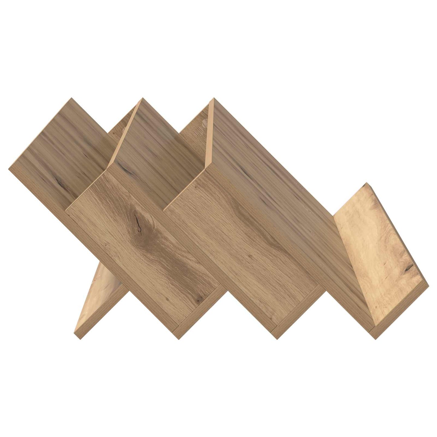 Tijdschrift Rek Artisan Eiken 90 x 53 x 28,5 cm Bewerkt hout is nu te koop bij PeponiXL, paradijselijk wonen!