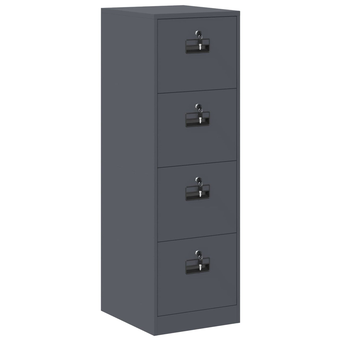 Bestandenkast met lade 2 pcs Antraciet 44 x 50 x 139 cm is nu te koop bij PeponiXL, paradijselijk wonen!