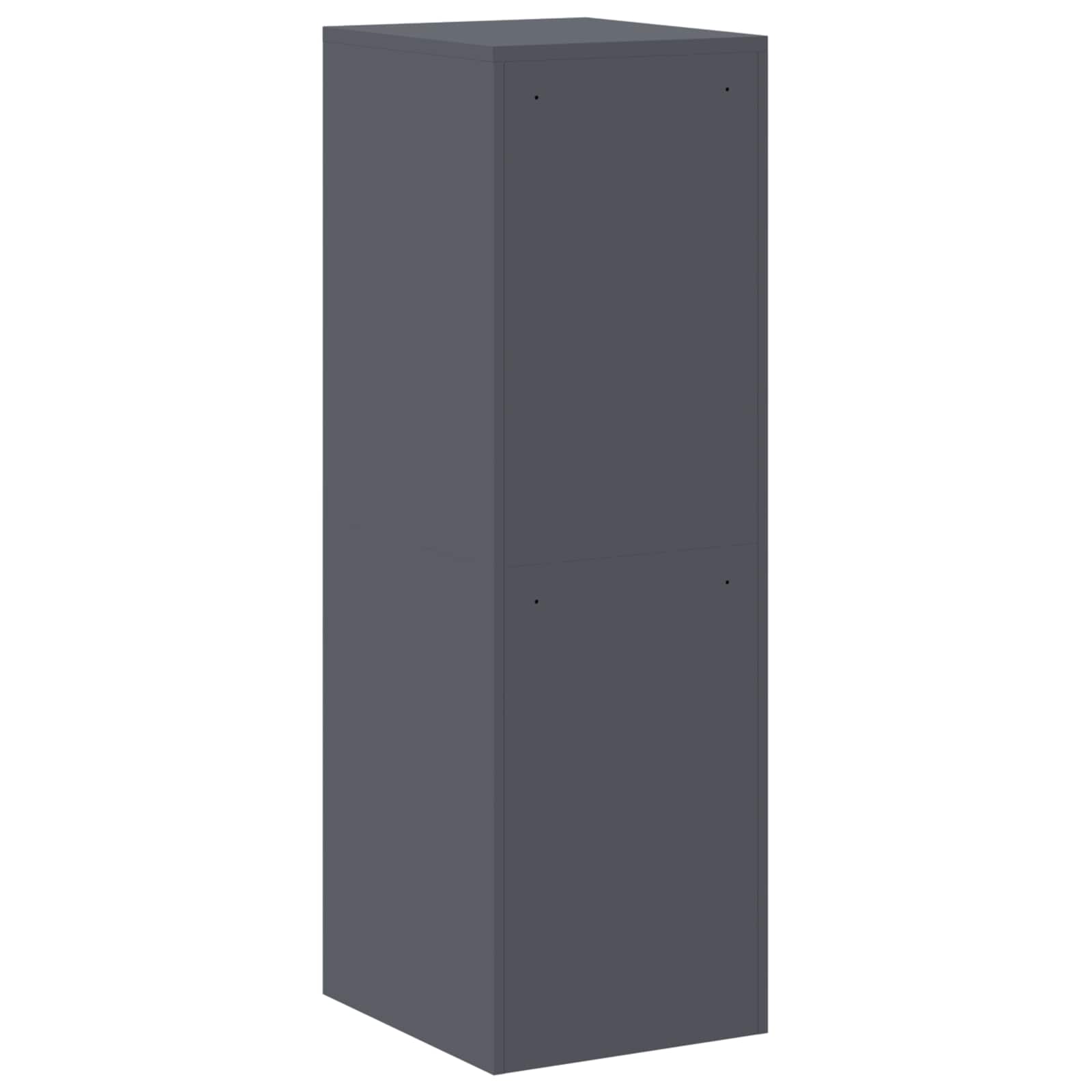Bestandenkast met lade 2 pcs Antraciet 44 x 50 x 139 cm is nu te koop bij PeponiXL, paradijselijk wonen!
