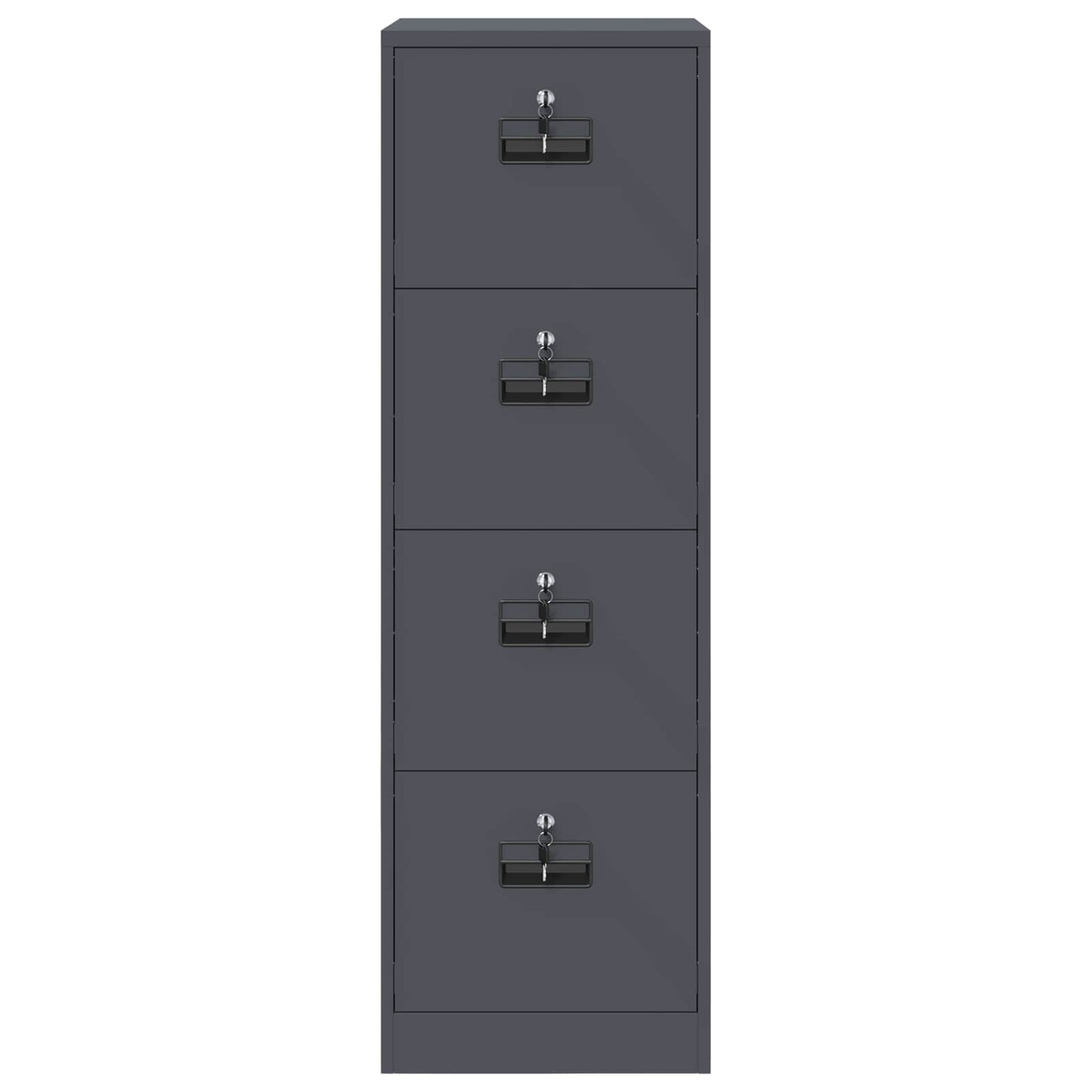 Bestandenkast met lade 2 pcs Antraciet 44 x 50 x 139 cm is nu te koop bij PeponiXL, paradijselijk wonen!