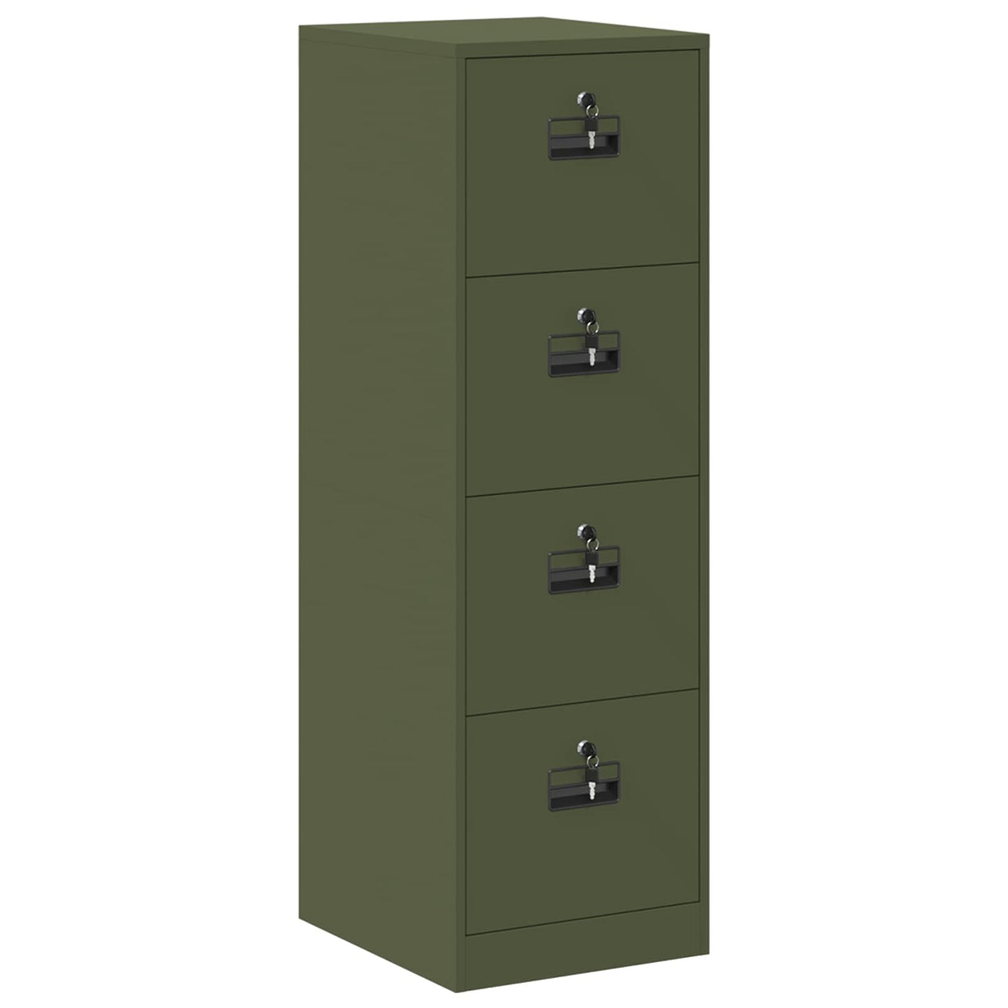 Bestandenkast met lade 2 pcs Olijf Groen 44 x 50 x 139 cm is nu te koop bij PeponiXL, paradijselijk wonen!