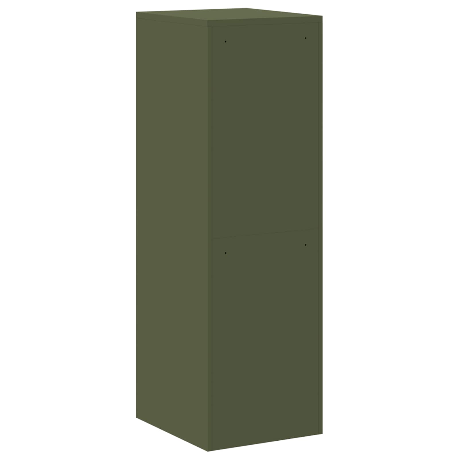 Bestandenkast met lade 2 pcs Olijf Groen 44 x 50 x 139 cm is nu te koop bij PeponiXL, paradijselijk wonen!