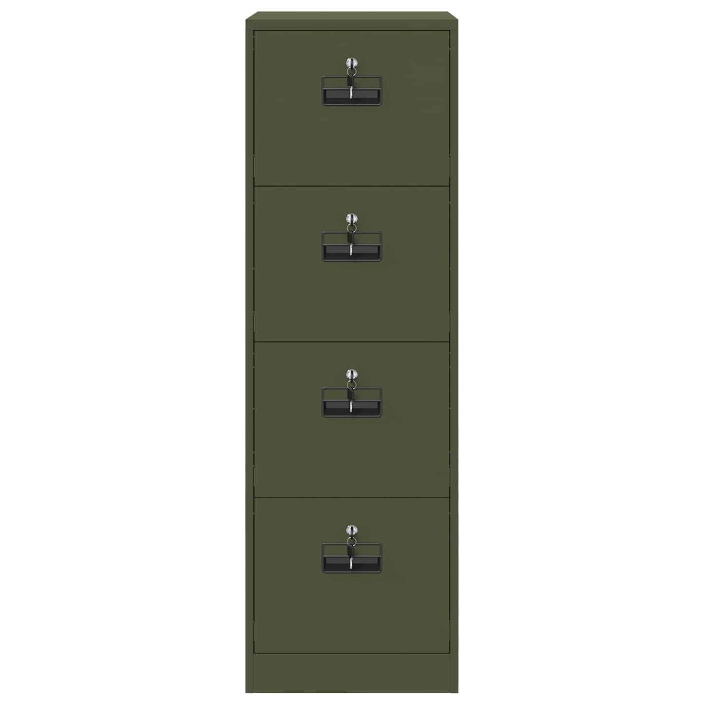 Bestandenkast met lade 2 pcs Olijf Groen 44 x 50 x 139 cm is nu te koop bij PeponiXL, paradijselijk wonen!