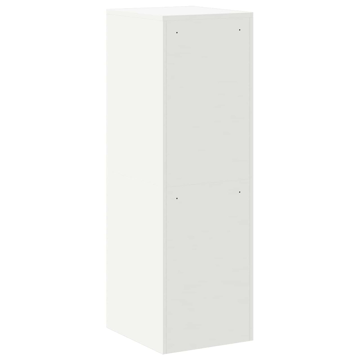 Bestandenkast 2 pcs Wit 44 x 50 x 139 cm Koudgewalst Staal is nu te koop bij PeponiXL, paradijselijk wonen!