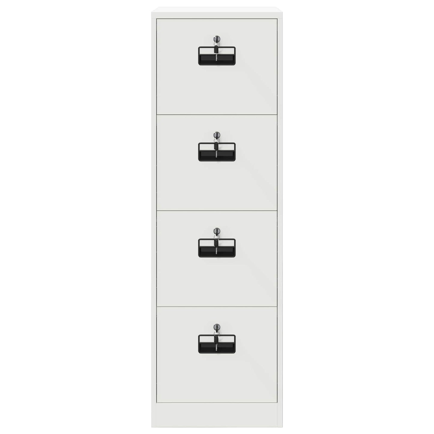 Bestandenkast 2 pcs Wit 44 x 50 x 139 cm Koudgewalst Staal is nu te koop bij PeponiXL, paradijselijk wonen!