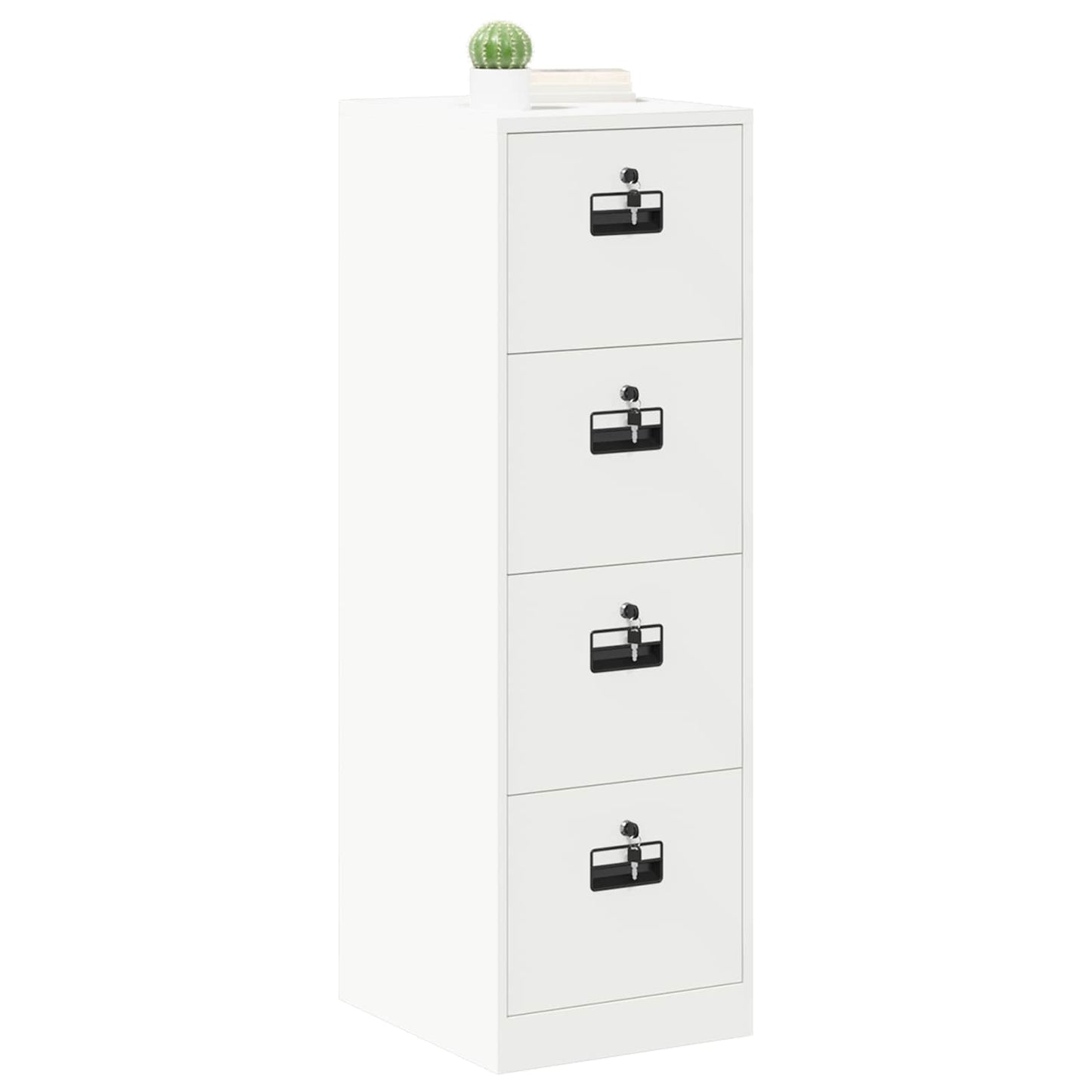 Bestandenkast 2 pcs Wit 44 x 50 x 139 cm Koudgewalst Staal is nu te koop bij PeponiXL, paradijselijk wonen!