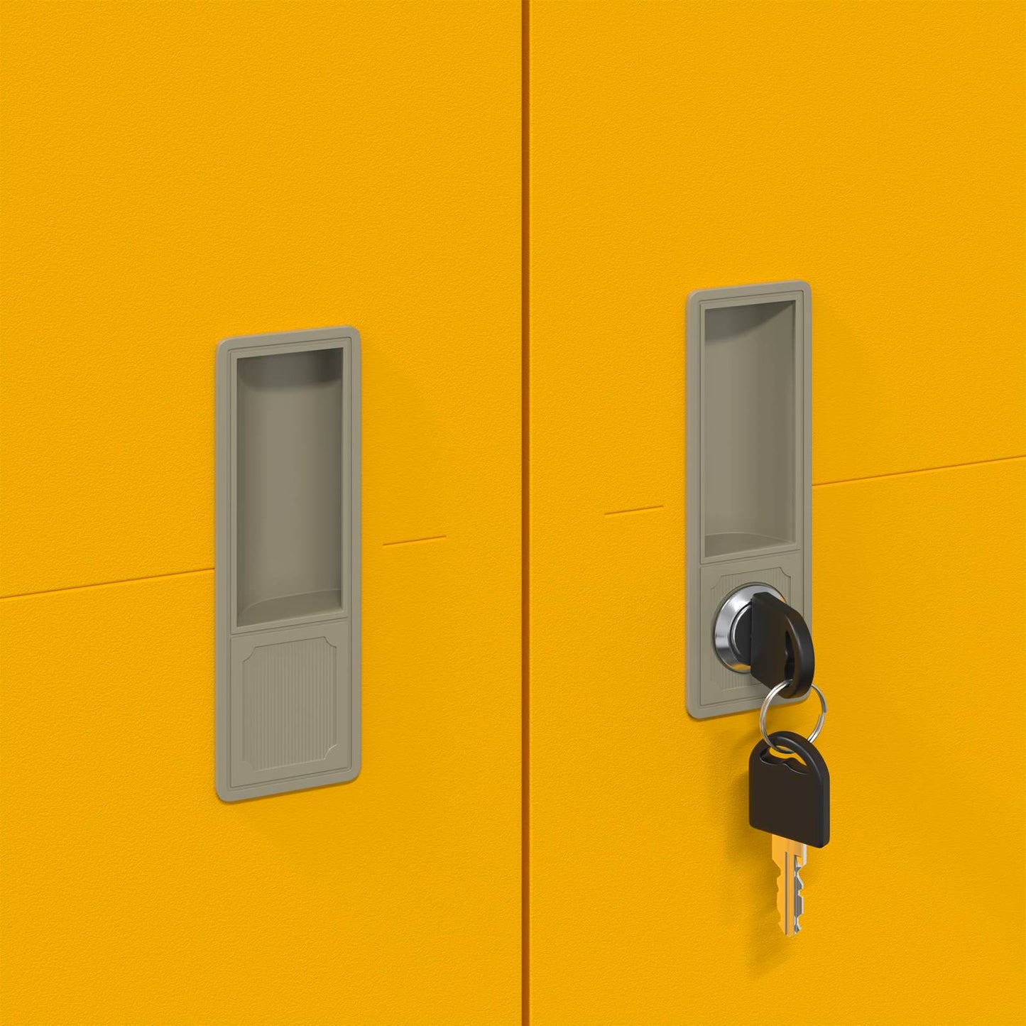 Opbergkast Mosterdgeel 90 x 40 x 140 cm Staal is nu te koop bij PeponiXL, paradijselijk wonen!