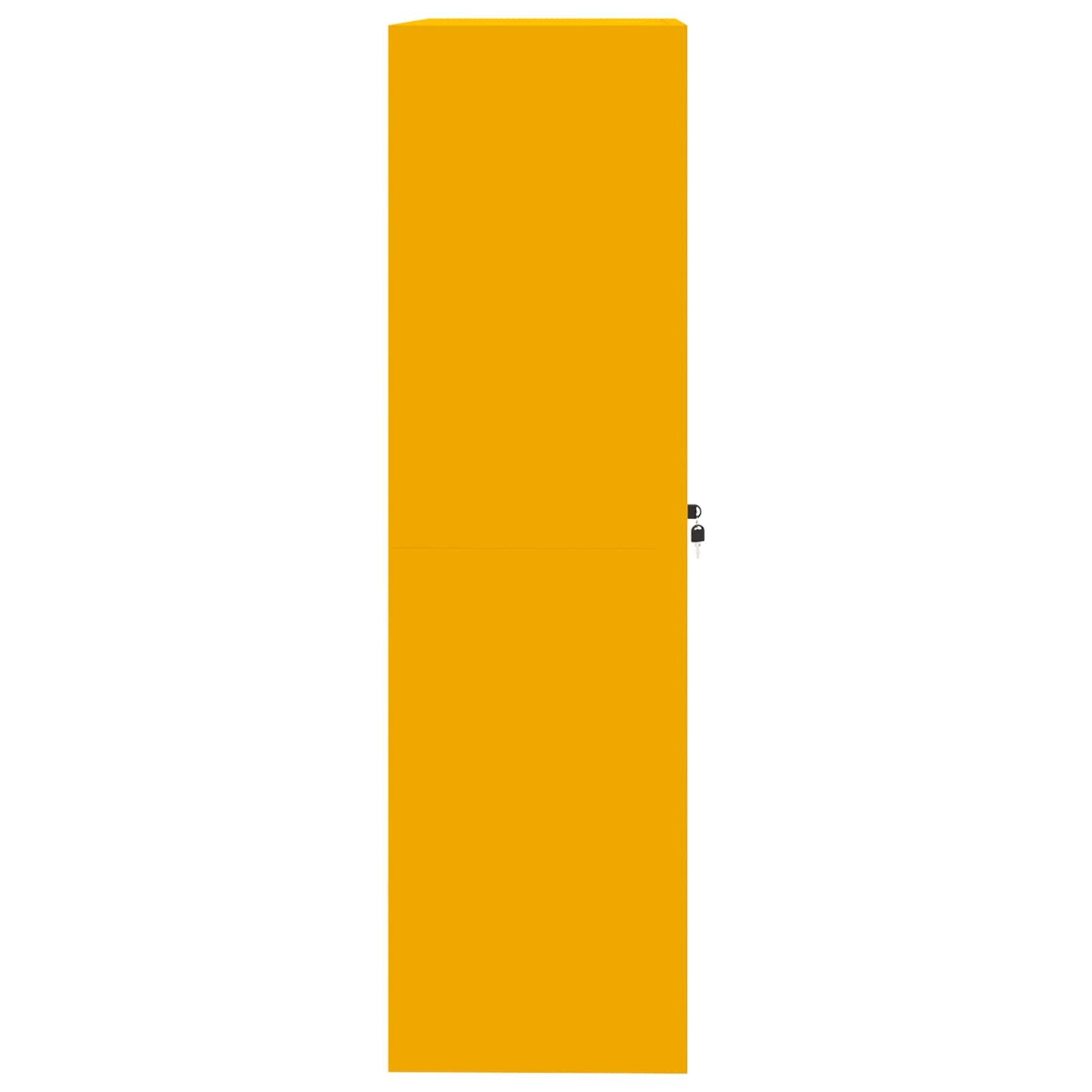 Opbergkast Mosterdgeel 90 x 40 x 140 cm Staal is nu te koop bij PeponiXL, paradijselijk wonen!