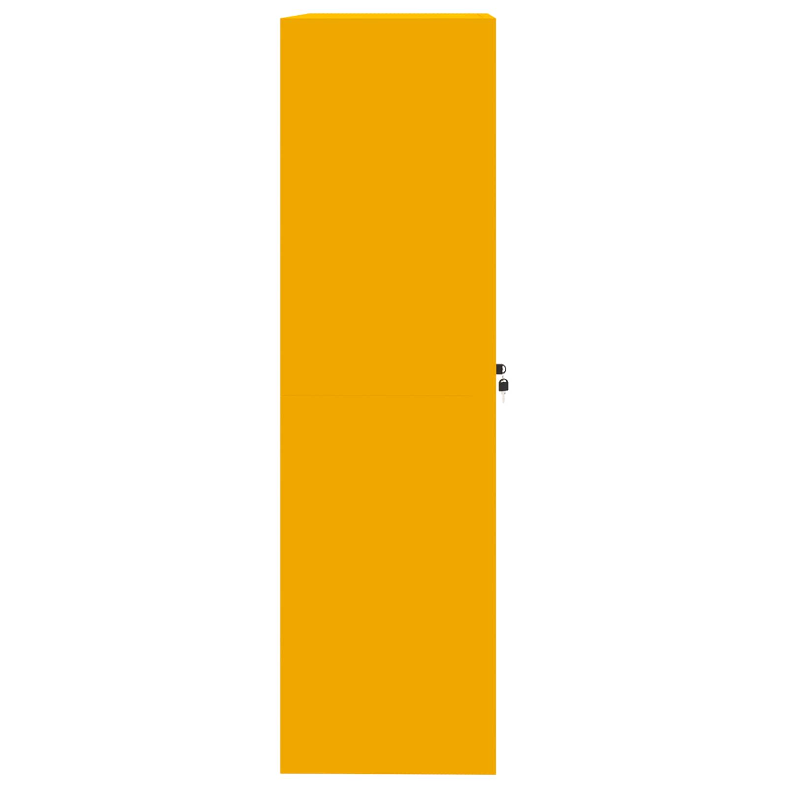 Opbergkast Mosterdgeel 90 x 40 x 140 cm Staal is nu te koop bij PeponiXL, paradijselijk wonen!