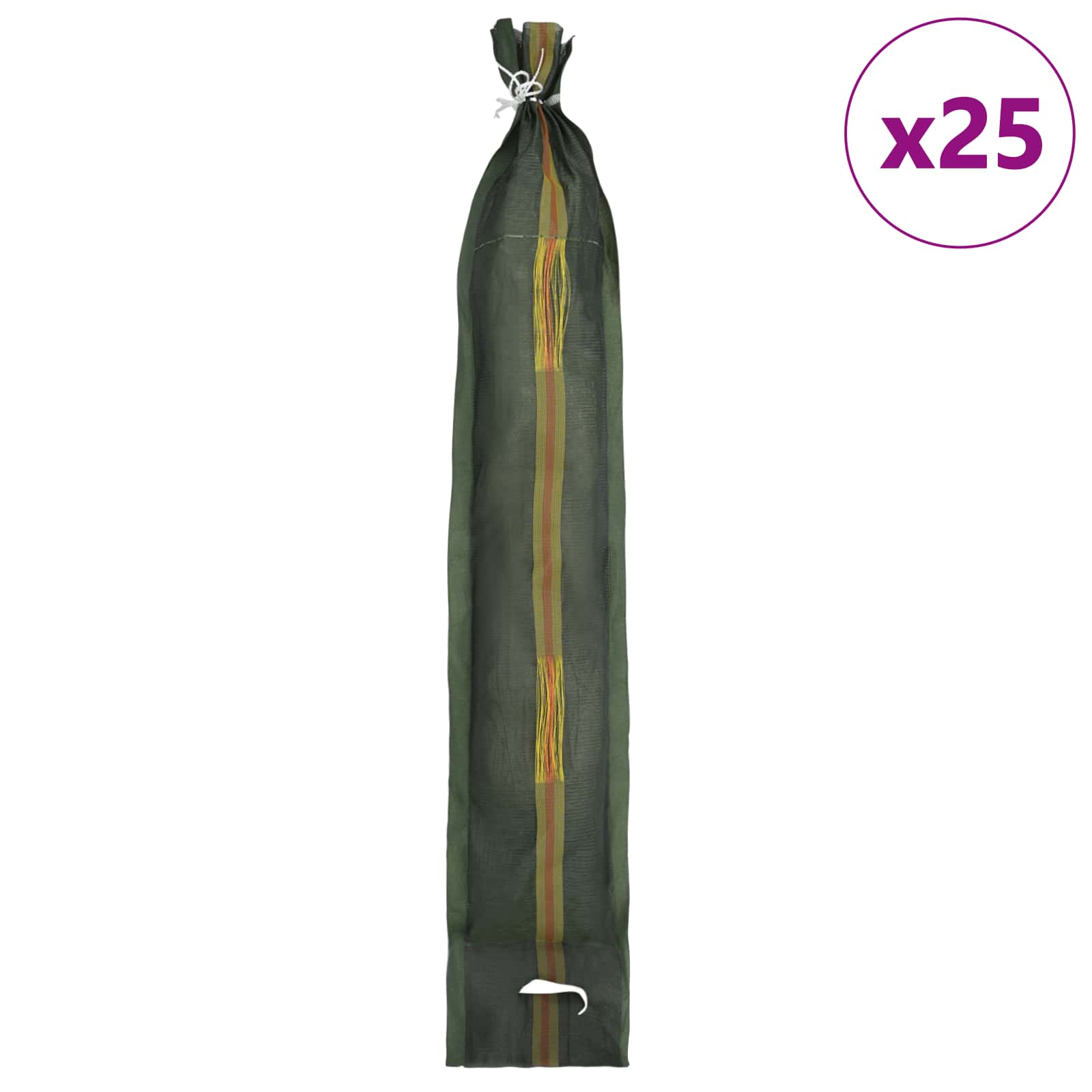 Zandzakken 25 pcs Donkergroen 120 x 27 cm HDPE is nu te koop bij PeponiXL, paradijselijk wonen!