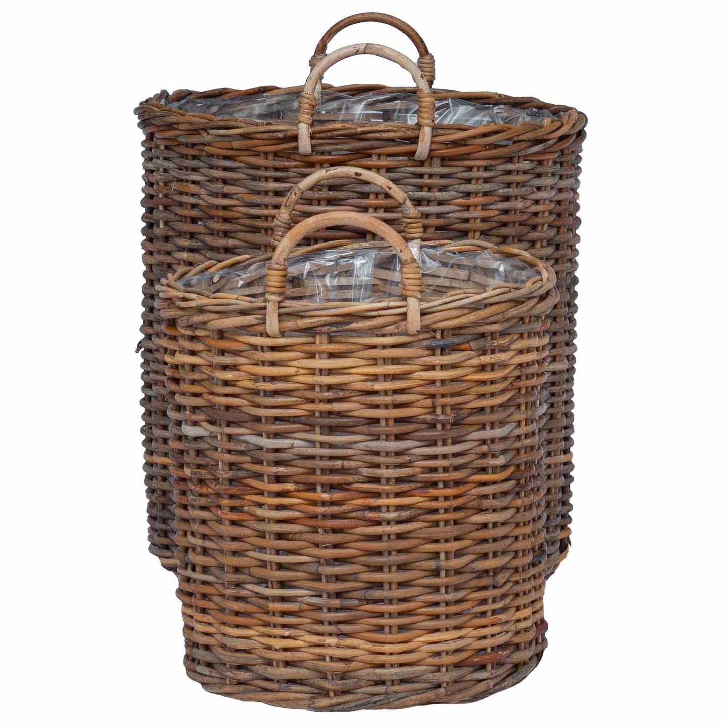 Plantermand met opslag 2 pcs Bruin Lacak Riet is nu te koop bij PeponiXL, paradijselijk wonen!