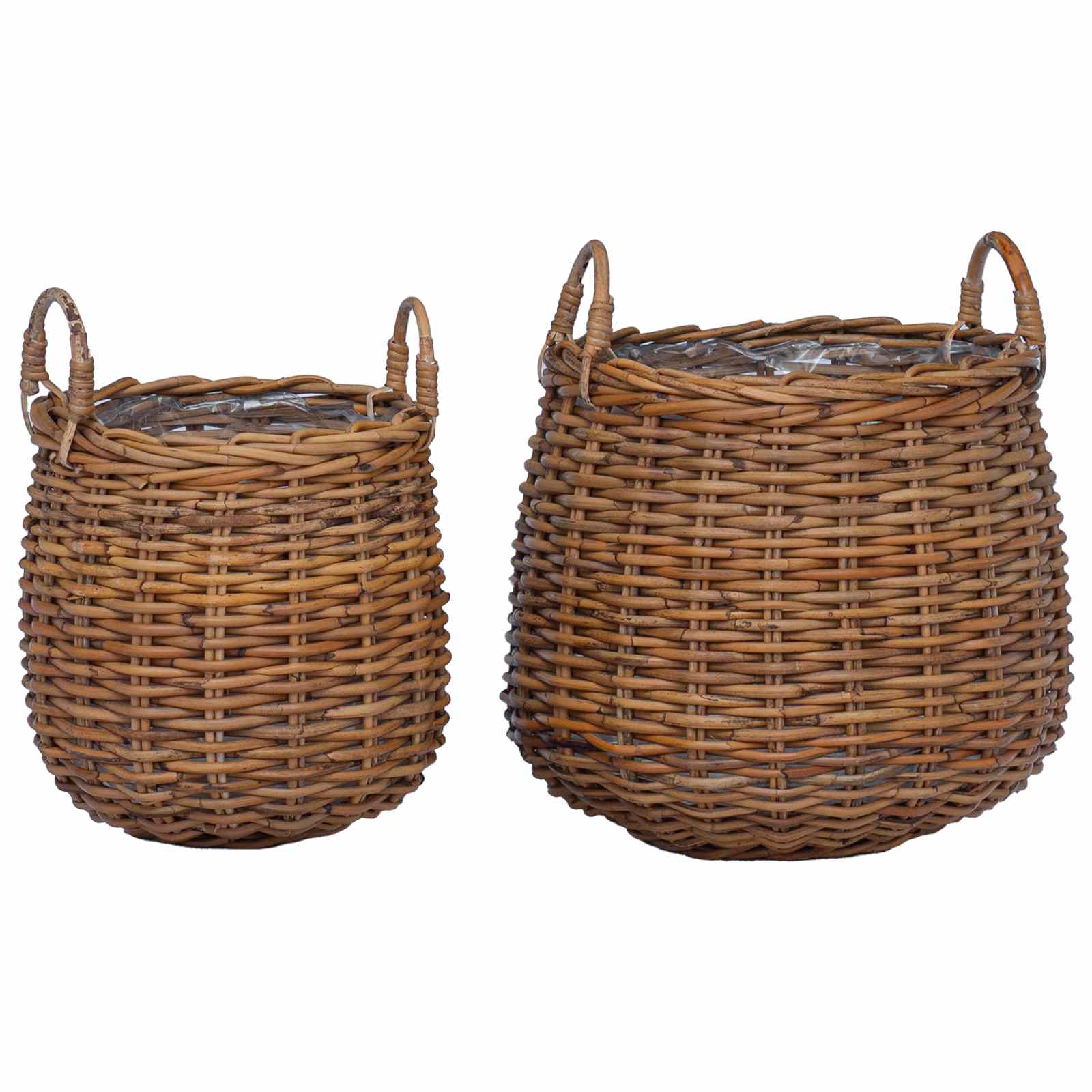 Plantermand met opslag 2 pcs Bruin Lacak Riet is nu te koop bij PeponiXL, paradijselijk wonen!
