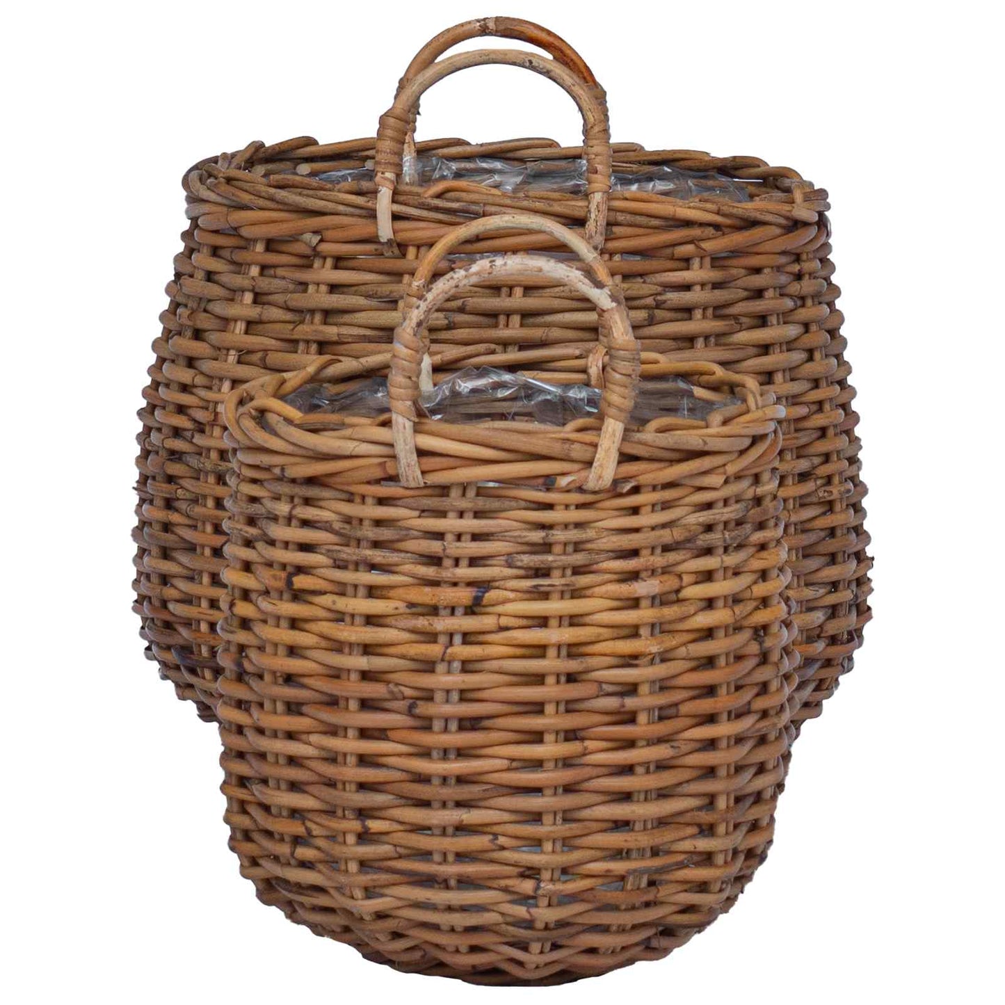 Plantermand met opslag 2 pcs Bruin Lacak Riet is nu te koop bij PeponiXL, paradijselijk wonen!