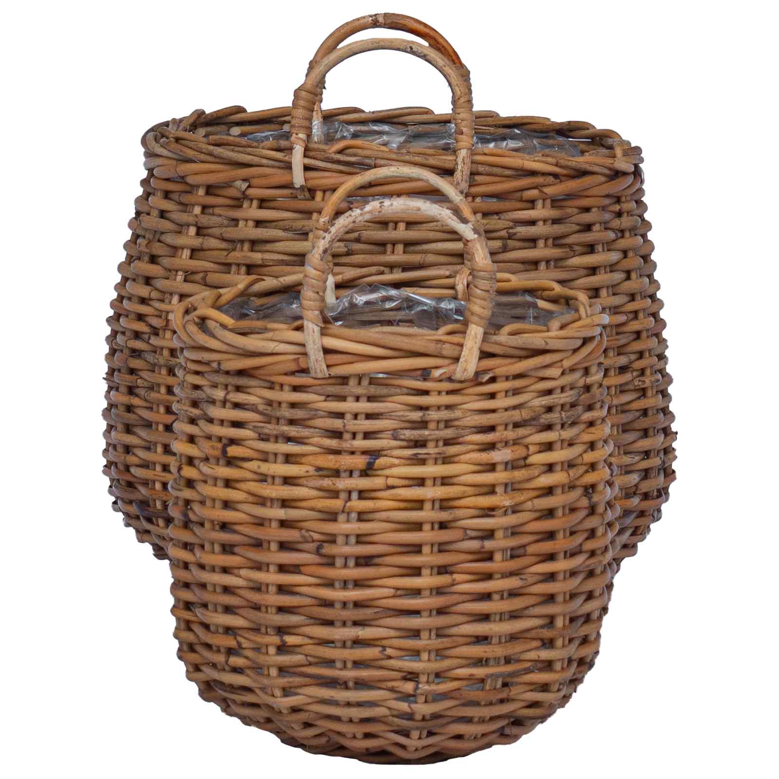 Plantermand met opslag 2 pcs Bruin Lacak Riet is nu te koop bij PeponiXL, paradijselijk wonen!
