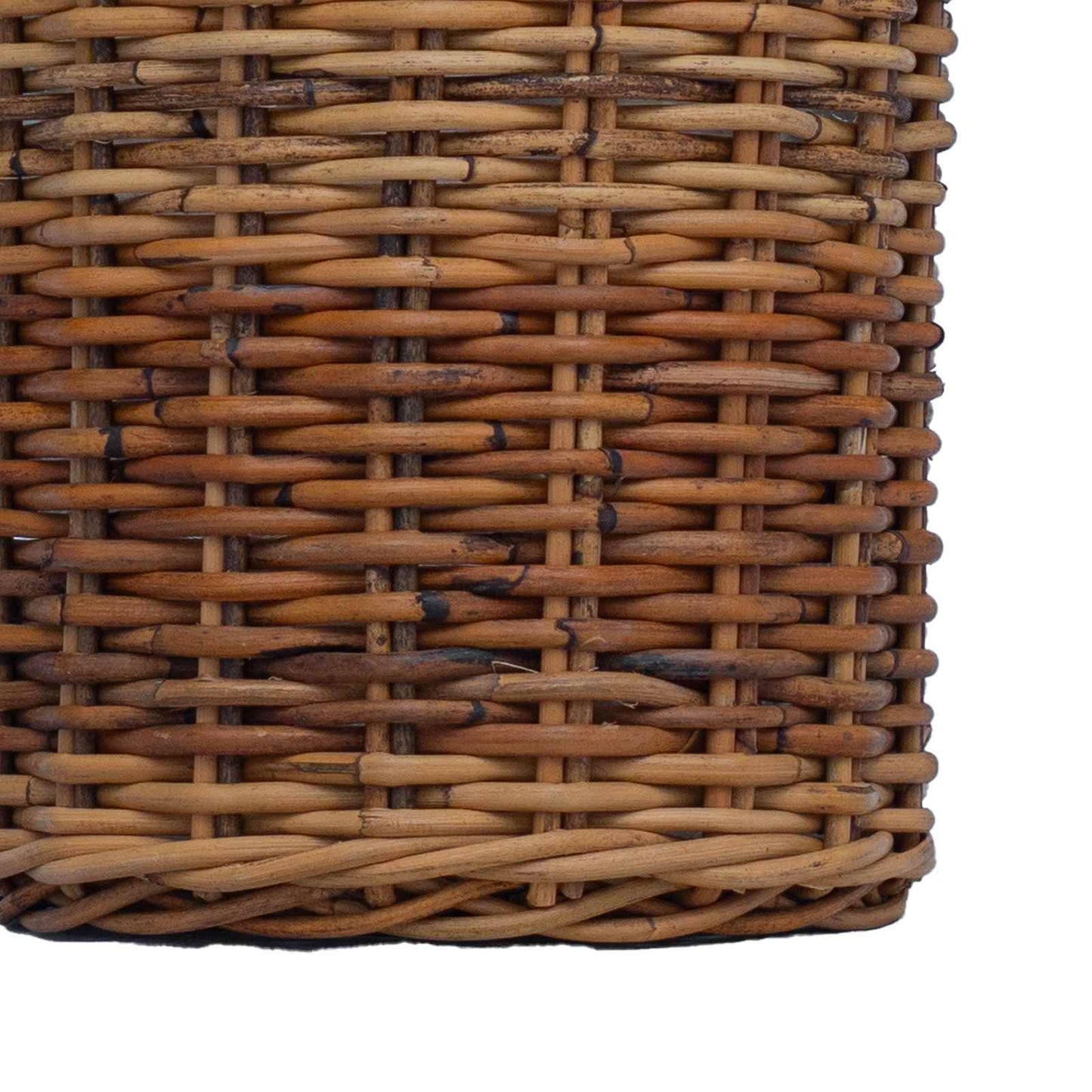 Plantmand met opslag 2 pcs Bruin Kubu Rattan is nu te koop bij PeponiXL, paradijselijk wonen!