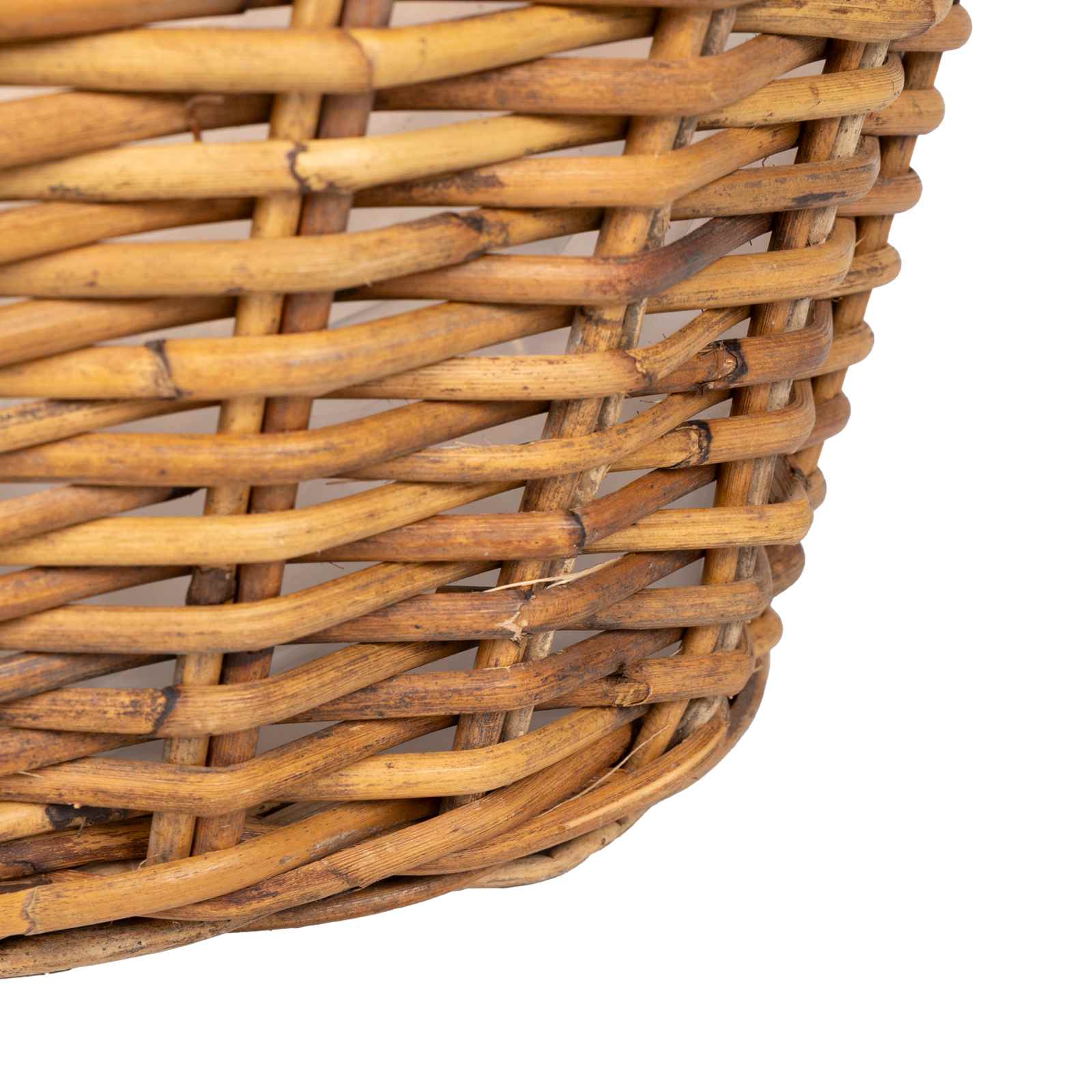 Plantenmand met opslag 2 st Natuurlijk Bruin Kubu Rattan is nu te koop bij PeponiXL, paradijselijk wonen!
