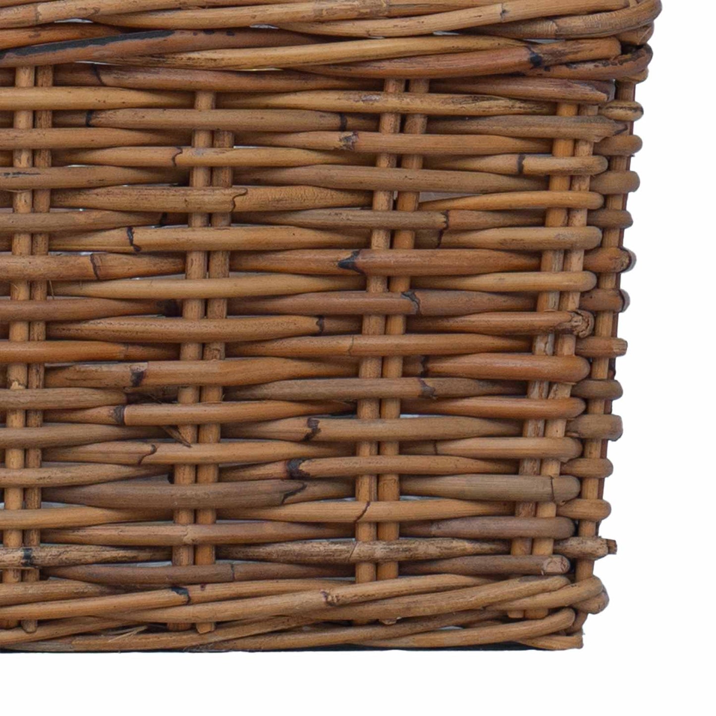 Plantenmand met opslag 3 pcs Bruin Kubu Rattan is nu te koop bij PeponiXL, paradijselijk wonen!