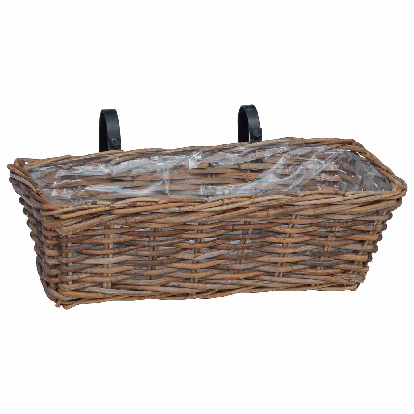 Hangende Bloempot Mand 2 pcs Bruin 48 x 22 x 15 cm Lacak Riet is nu te koop bij PeponiXL, paradijselijk wonen!