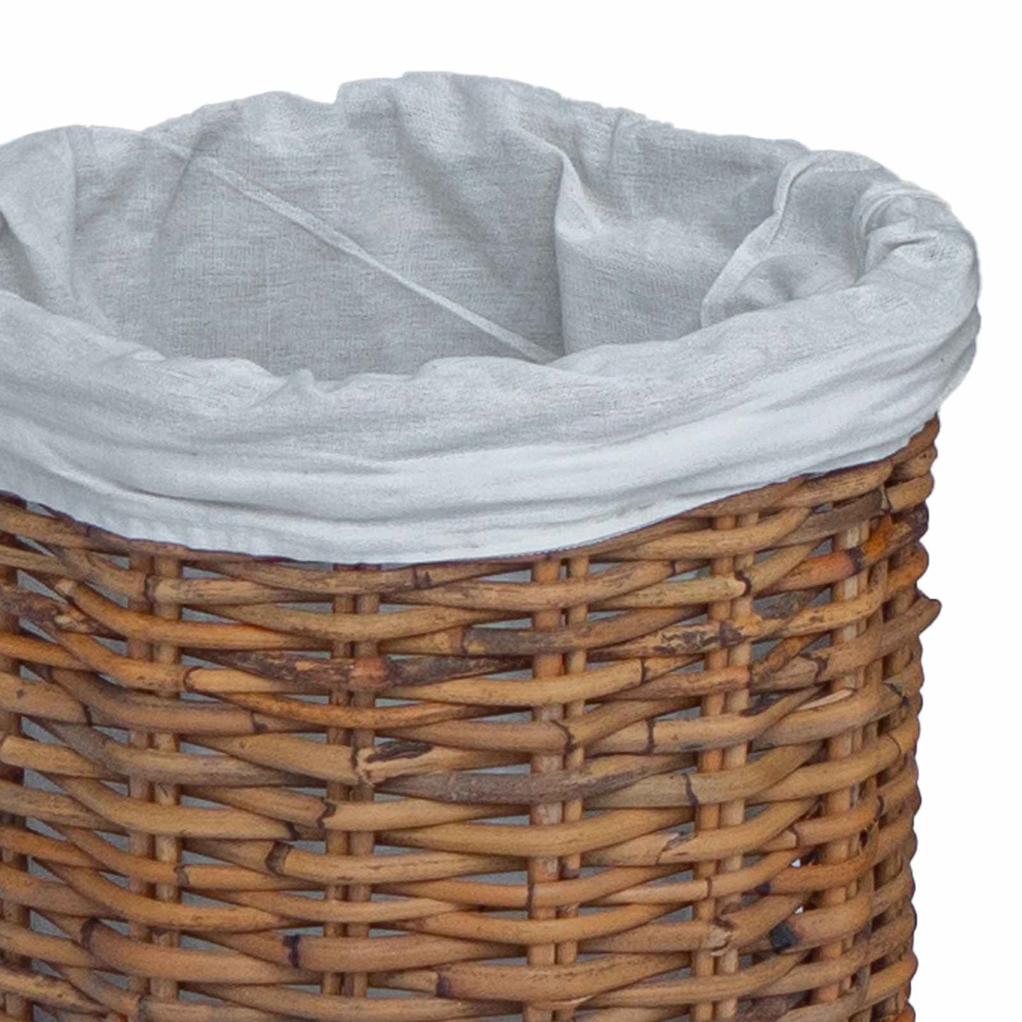 Wasmand 2 pcs Bruin Kubu Rattan is nu te koop bij PeponiXL, paradijselijk wonen!