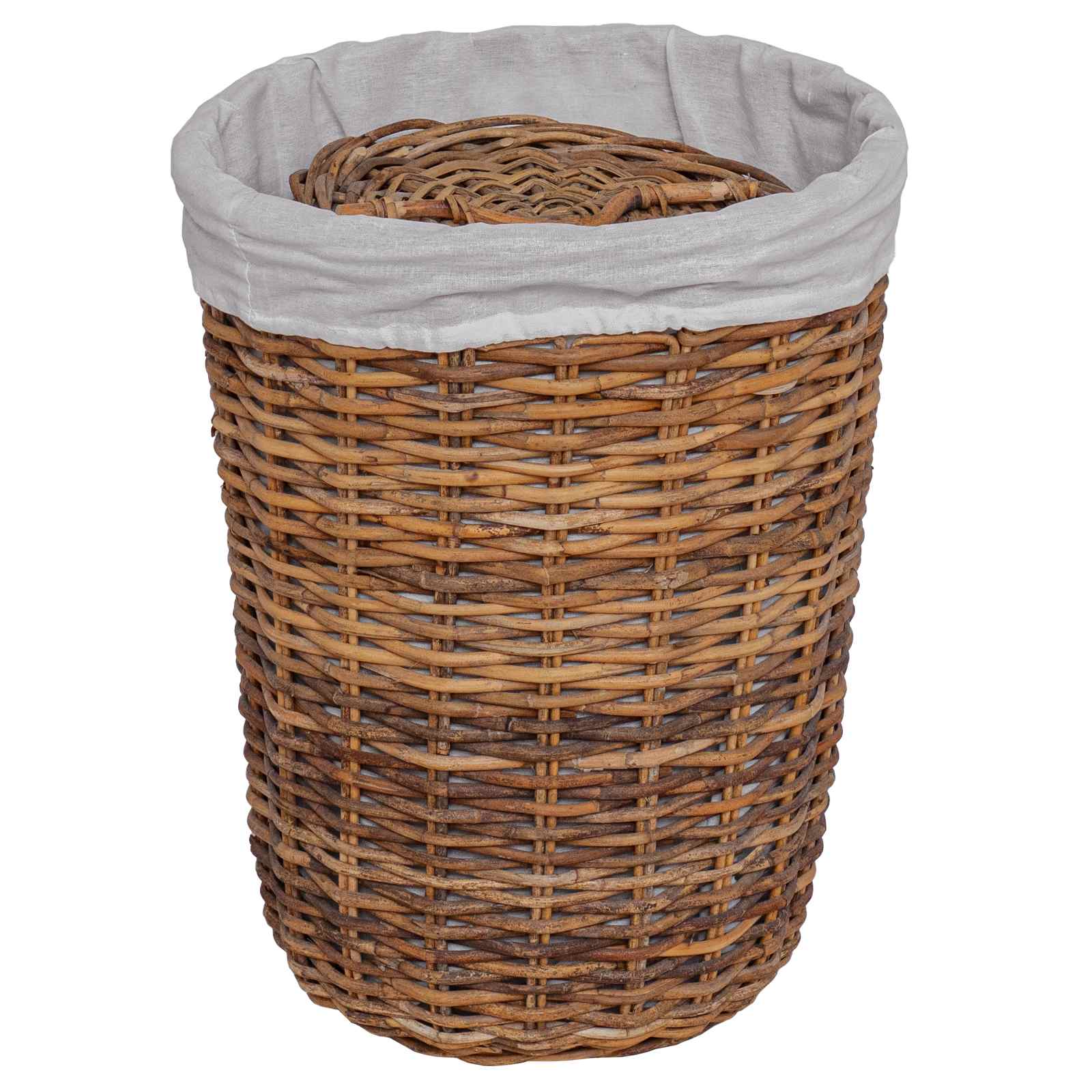 Wasmand 2 pcs Bruin Kubu Rattan is nu te koop bij PeponiXL, paradijselijk wonen!