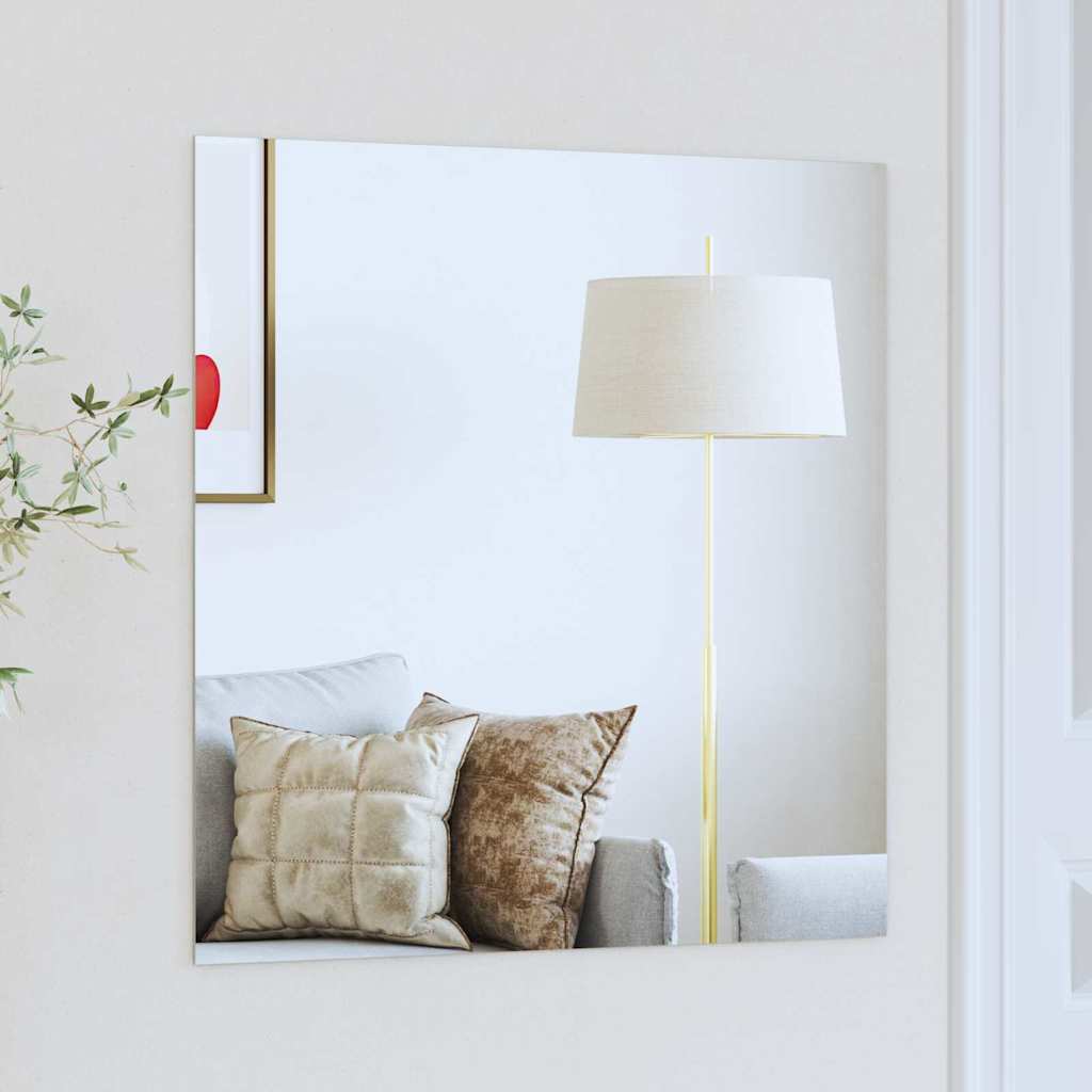 Wandspiegel Vierkant 60 x 60 cm gehard glas is nu te koop bij PeponiXL, paradijselijk wonen!