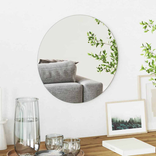 Wandspiegel Rond Ø 40 cm gehard glas is nu te koop bij PeponiXL, paradijselijk wonen!