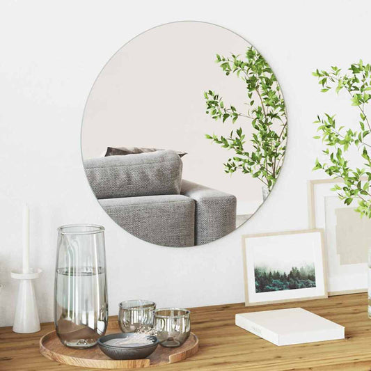Wandspiegel Rond Ø 50 cm gehard glas is nu te koop bij PeponiXL, paradijselijk wonen!
