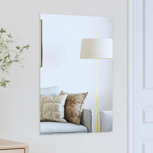 Wandspiegel Rechthoekig 70 x 50 cm gehard glas is nu te koop bij PeponiXL, paradijselijk wonen!