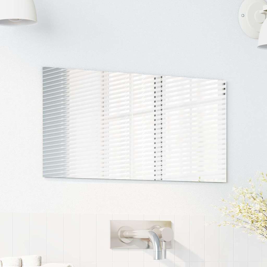 Wandspiegel Rechthoekig 30 x 60 cm gehard glas